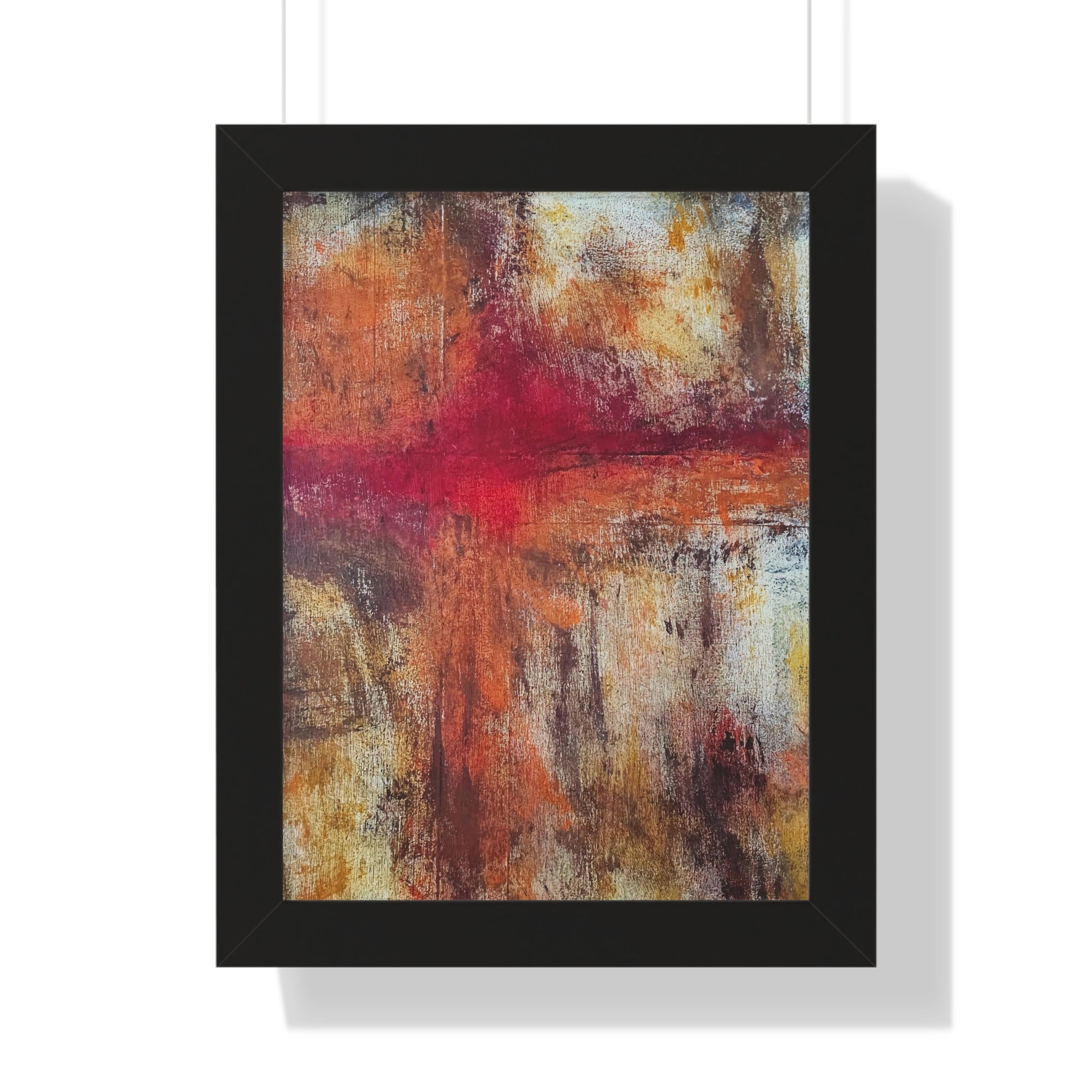 Unknown Territory Framed Art Print (Vertical) - Brian P Artwork 