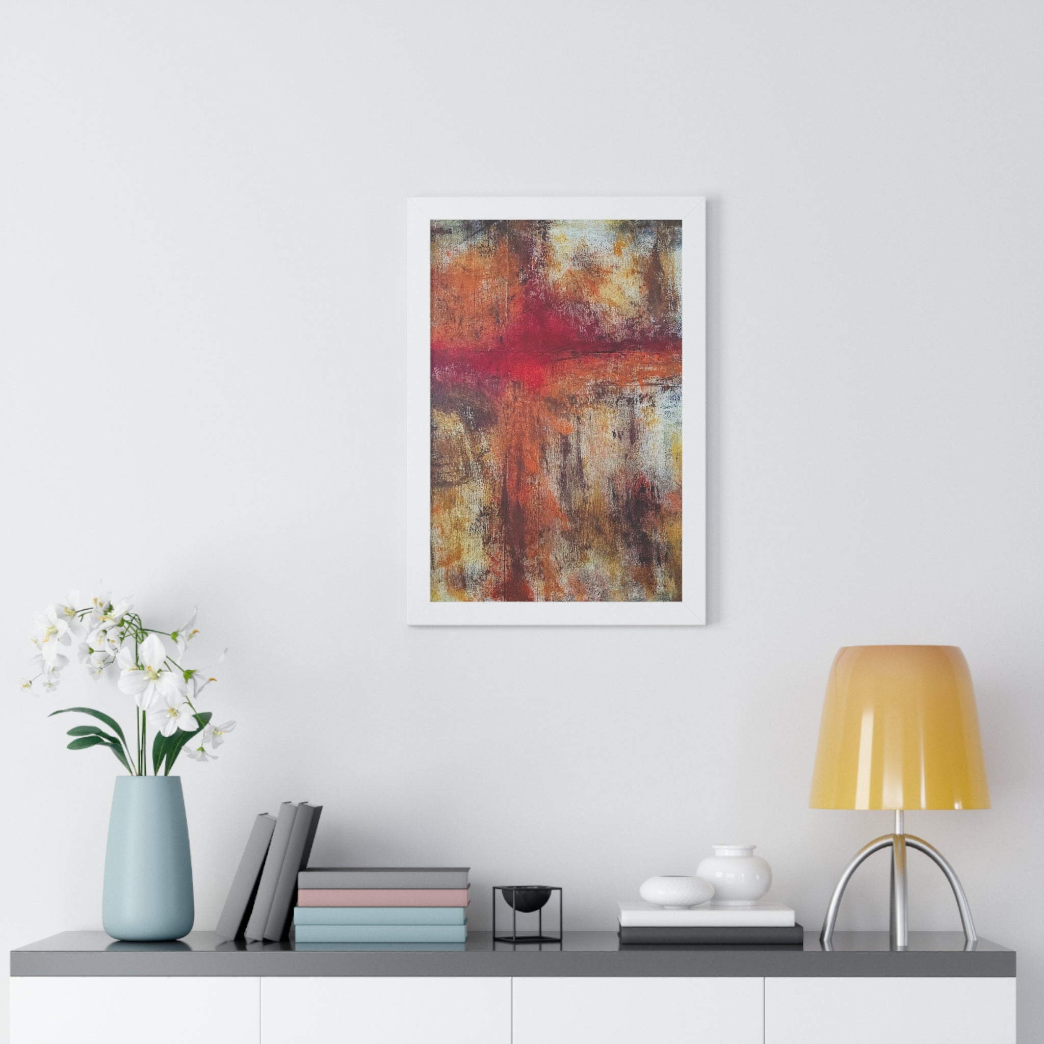 Unknown Territory Framed Art Print (Vertical) - Brian P Artwork 