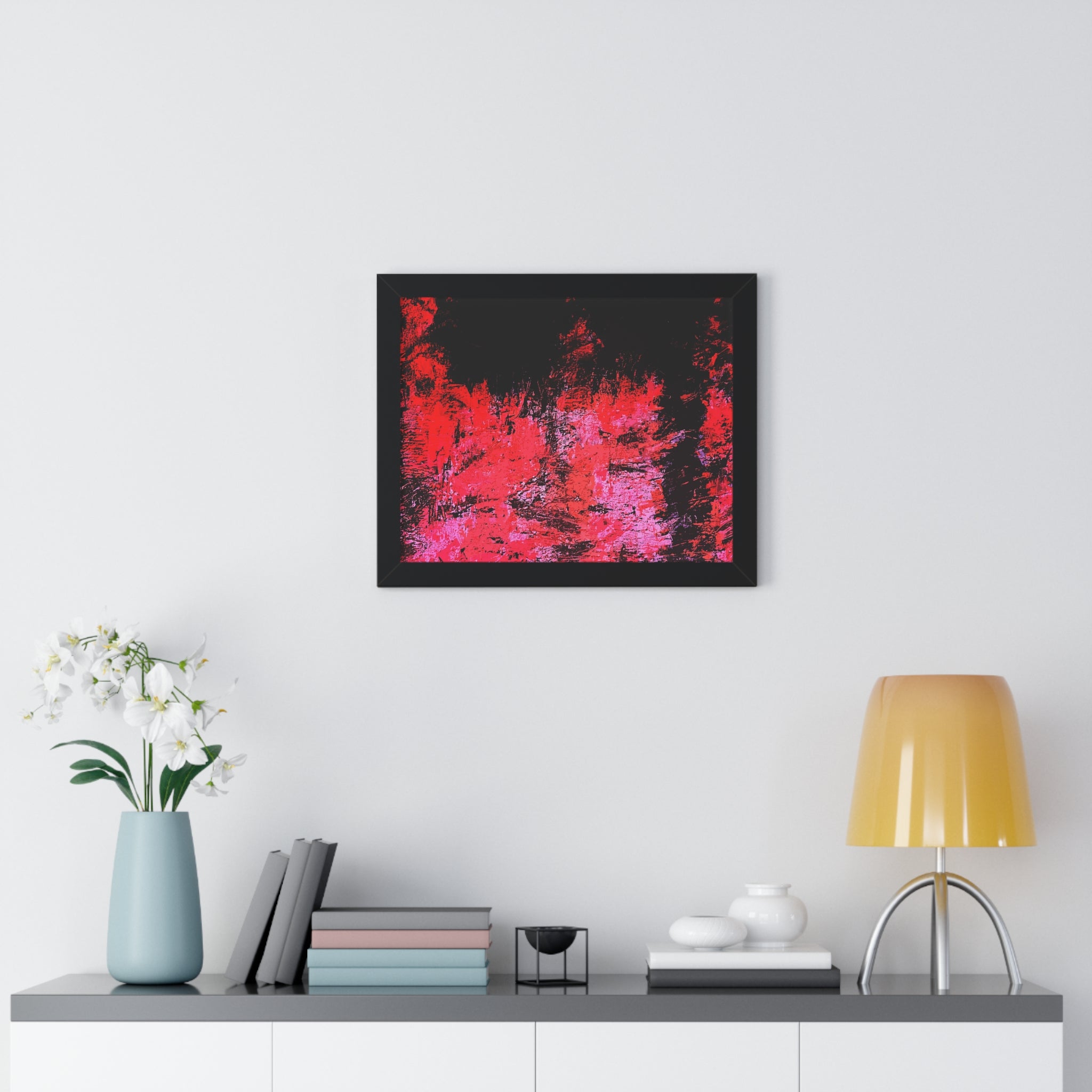 Negative Positive Framed Art Print (Horizontal) - Brian P Artwork 