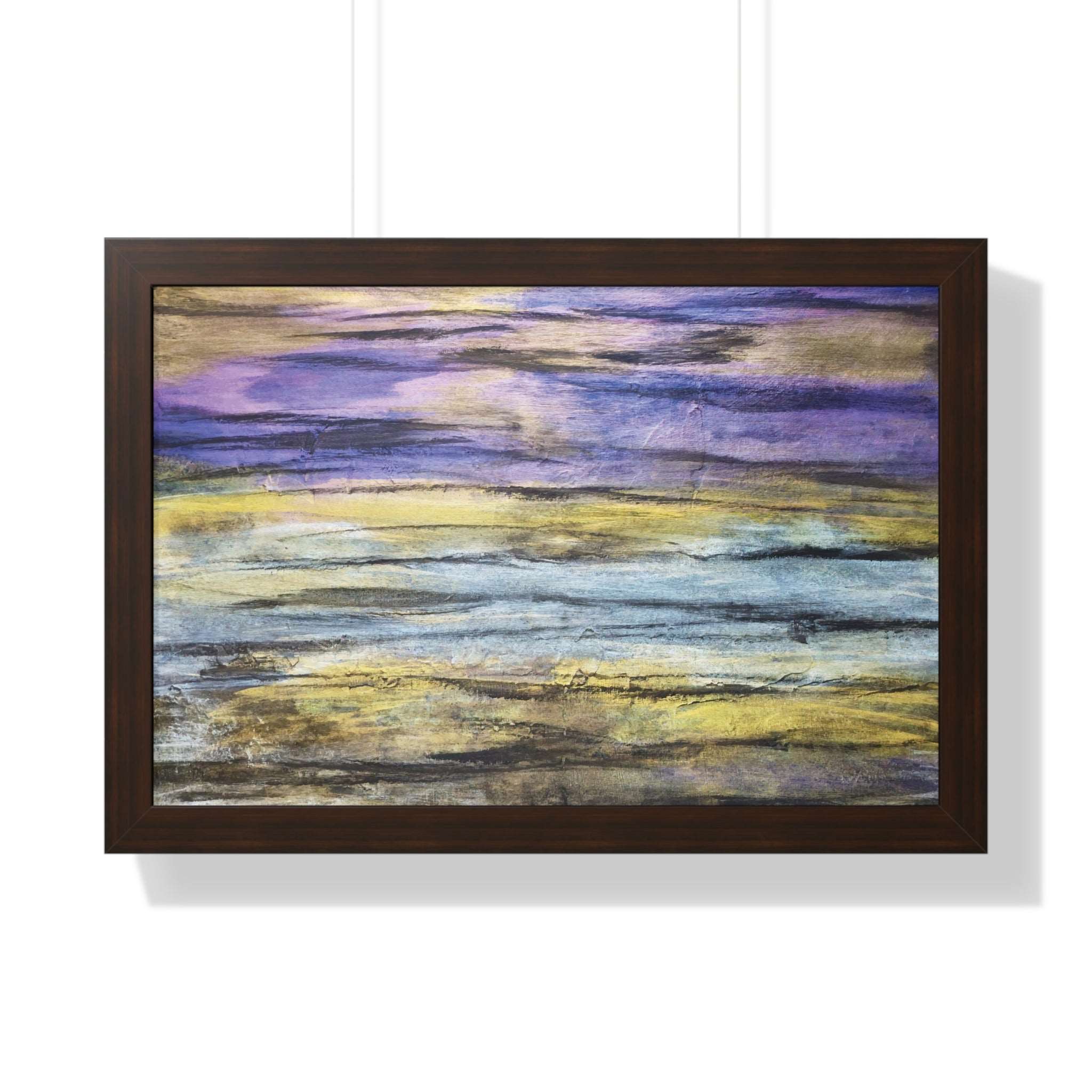 Twilight Woods Framed Art Print (Horizontal)