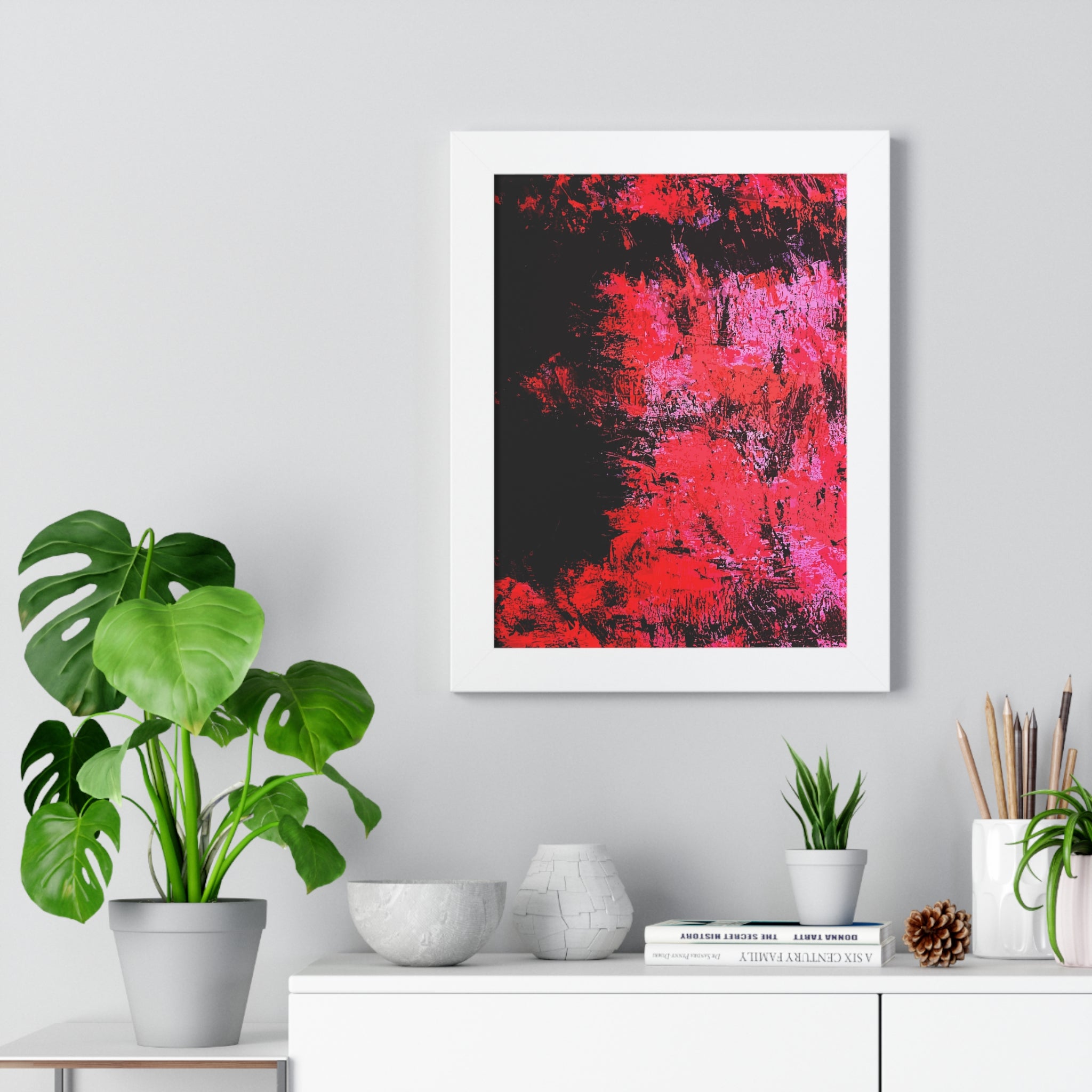 Negative Positive Framed Art Print (Vertical) - Brian P Artwork 