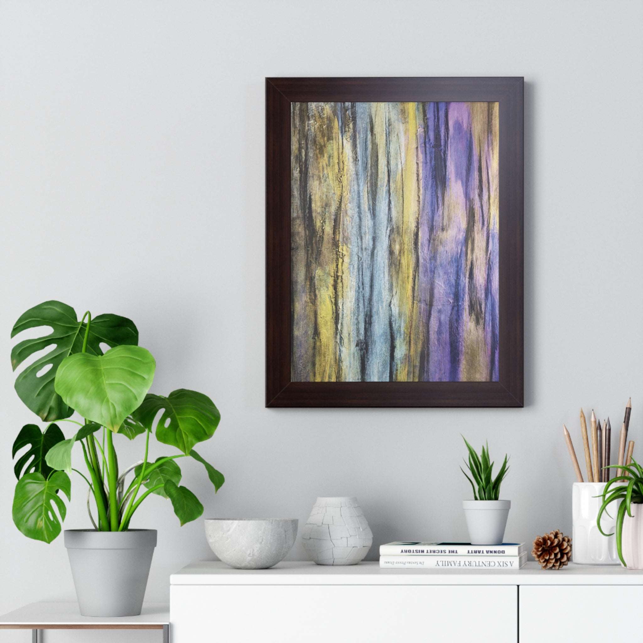 Twilight Woods Framed Art Print (Vertical) - Brian P Artwork 