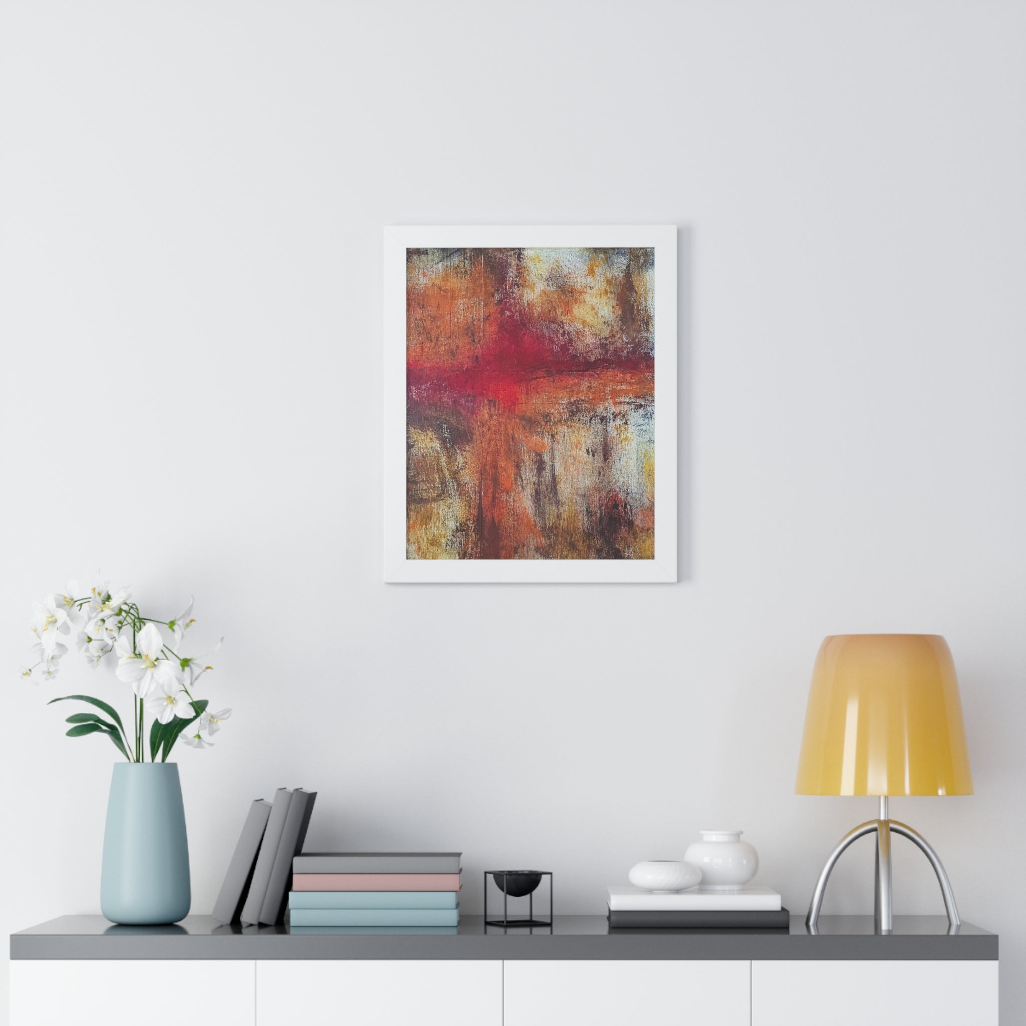 Unknown Territory Framed Art Print (Vertical) - Brian P Artwork 