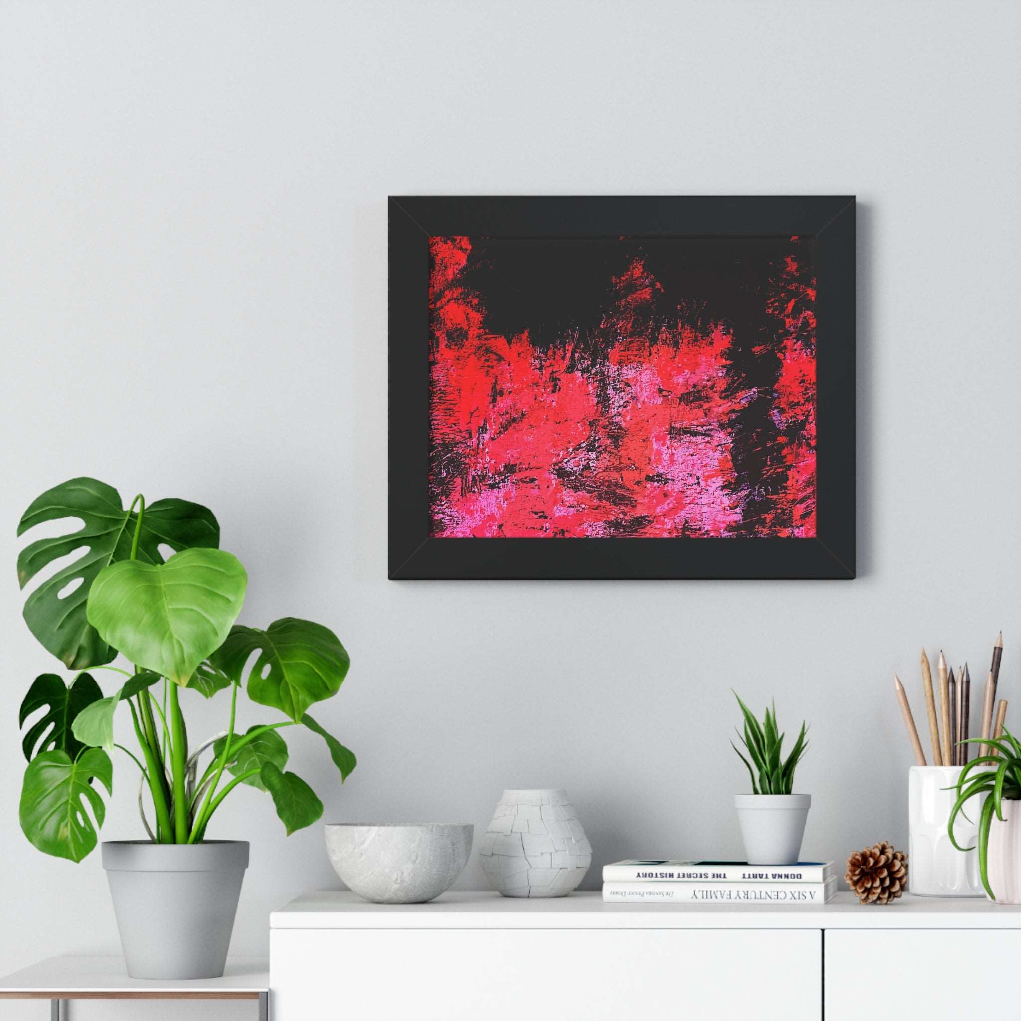 Negative Positive Framed Art Print (Horizontal) - Brian P Artwork 