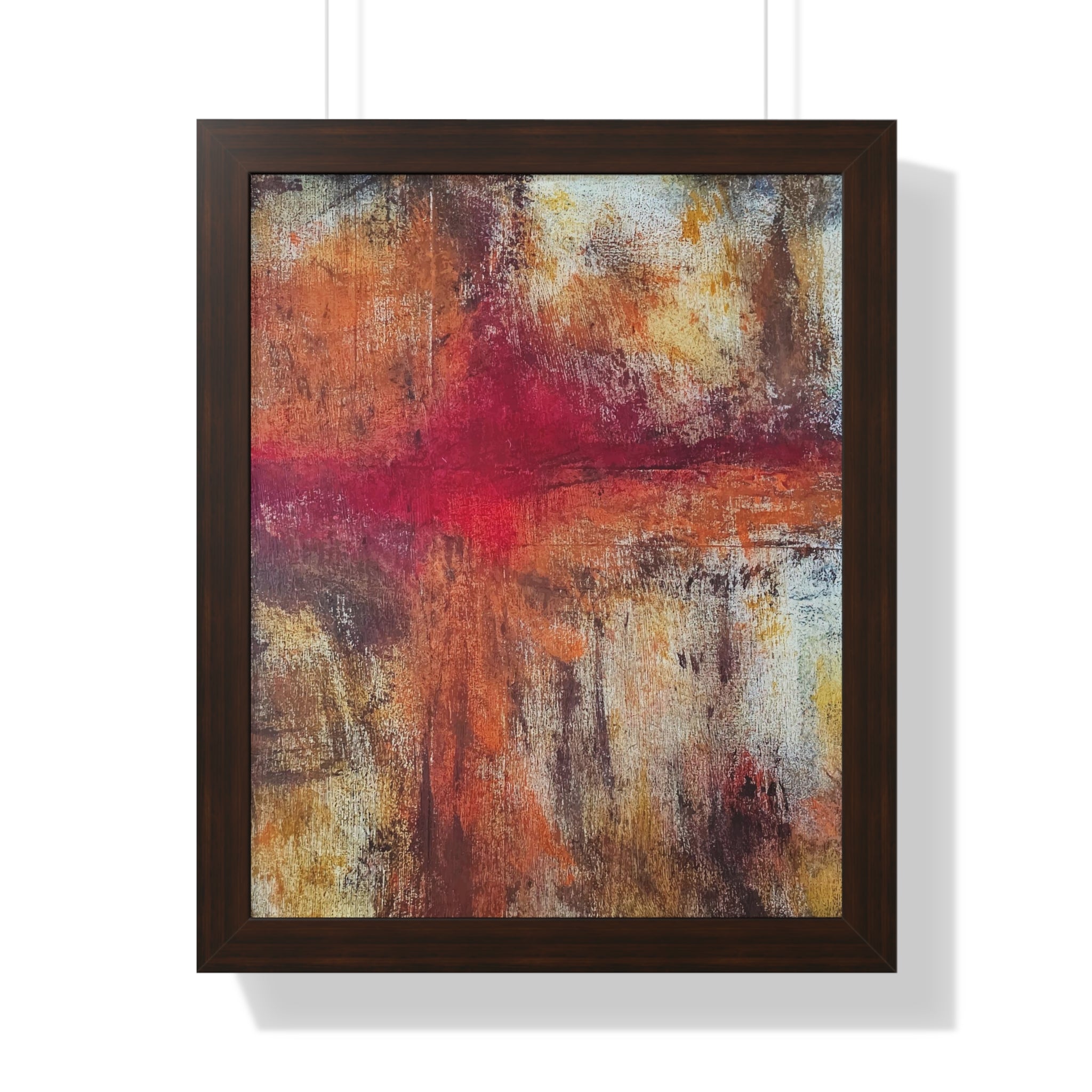 Unknown Territory Framed Art Print (Vertical) - Brian P Artwork 