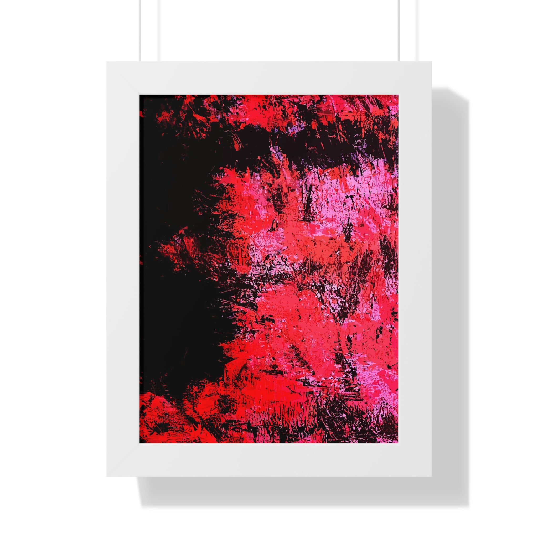 Negative Positive Framed Art Print (Vertical) - Brian P Artwork 