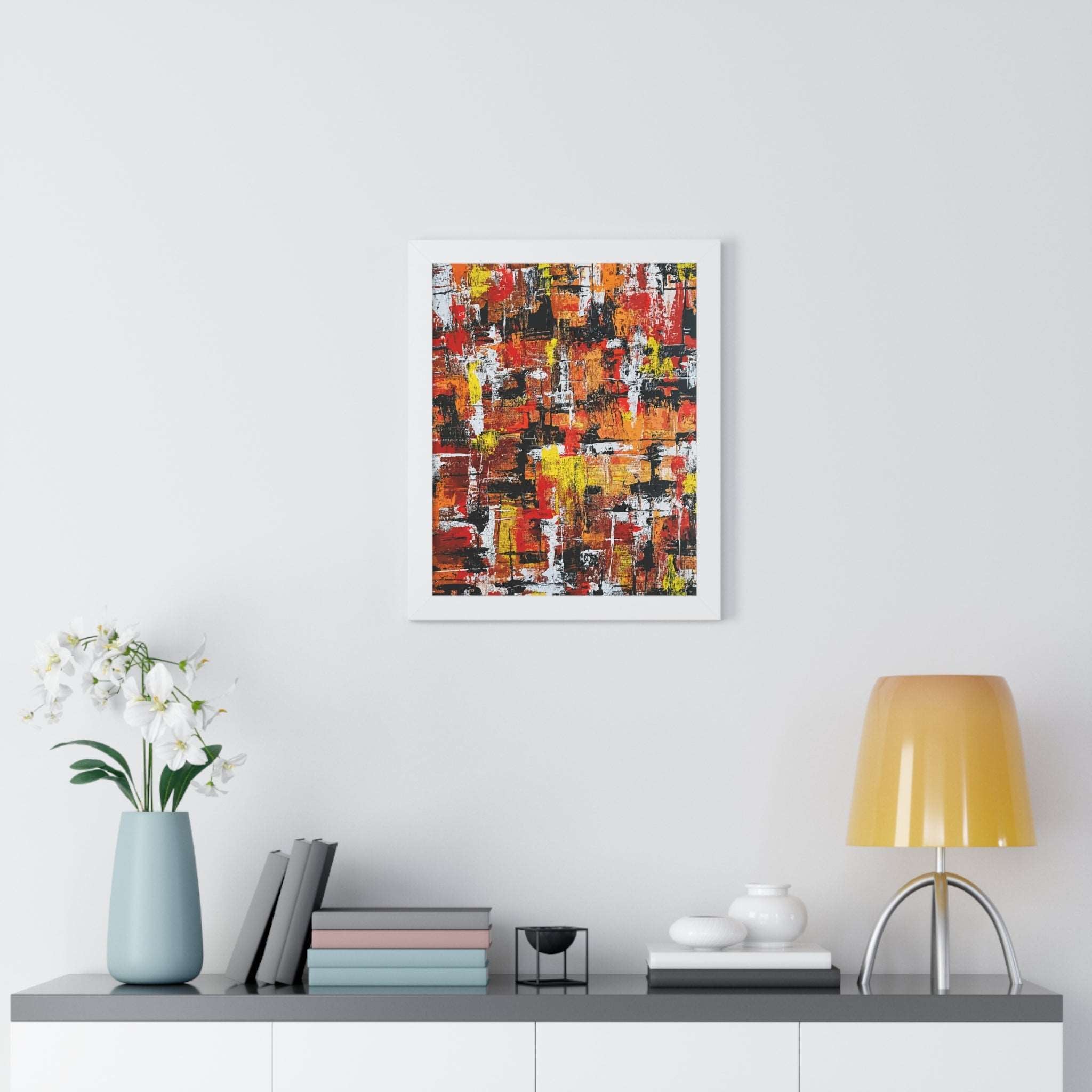 Aligning with Chaos Framed Art Print (Vertical) - Brian P Artwork 