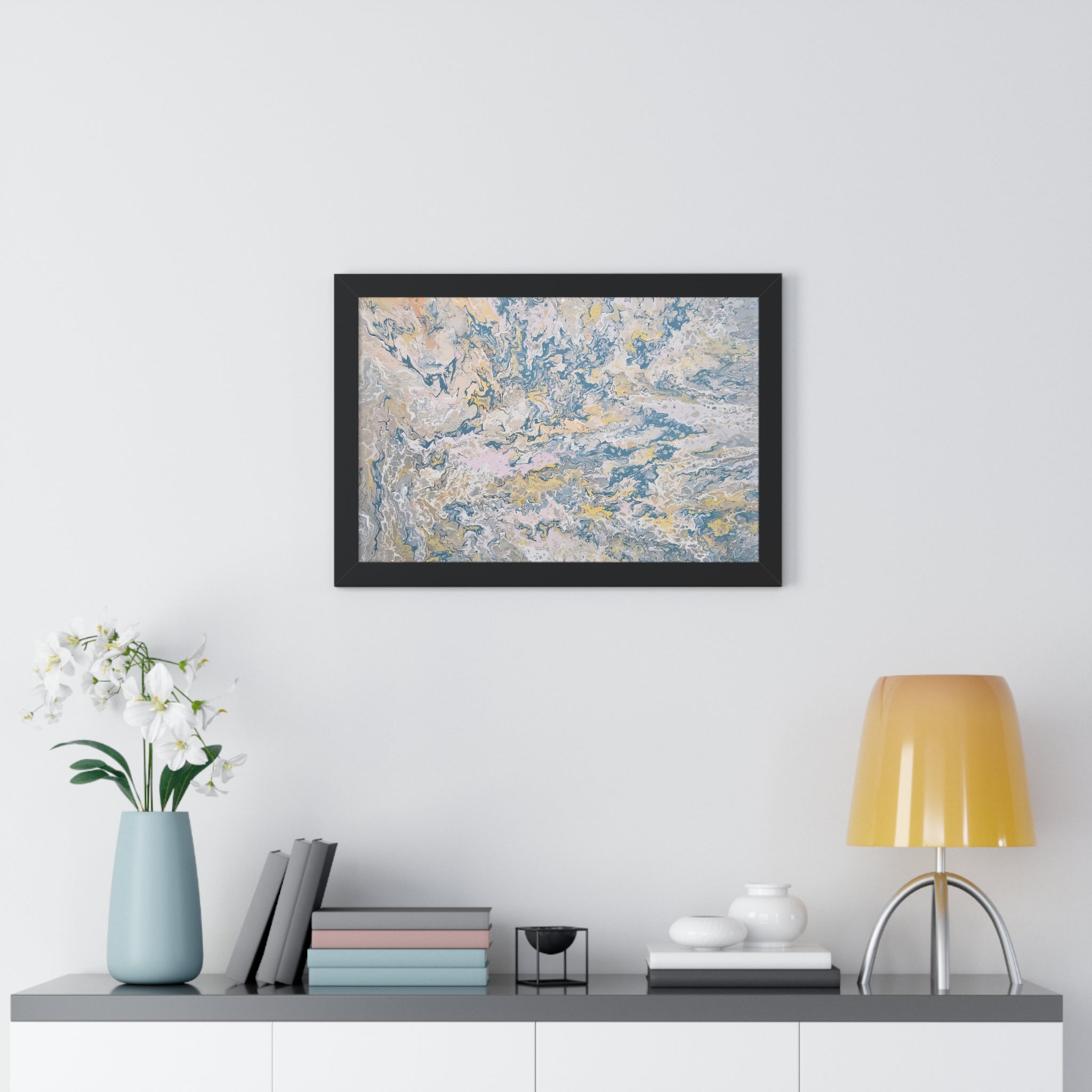 Weight of Choice Framed Art Print (Horizontal) - Brian P Artwork 