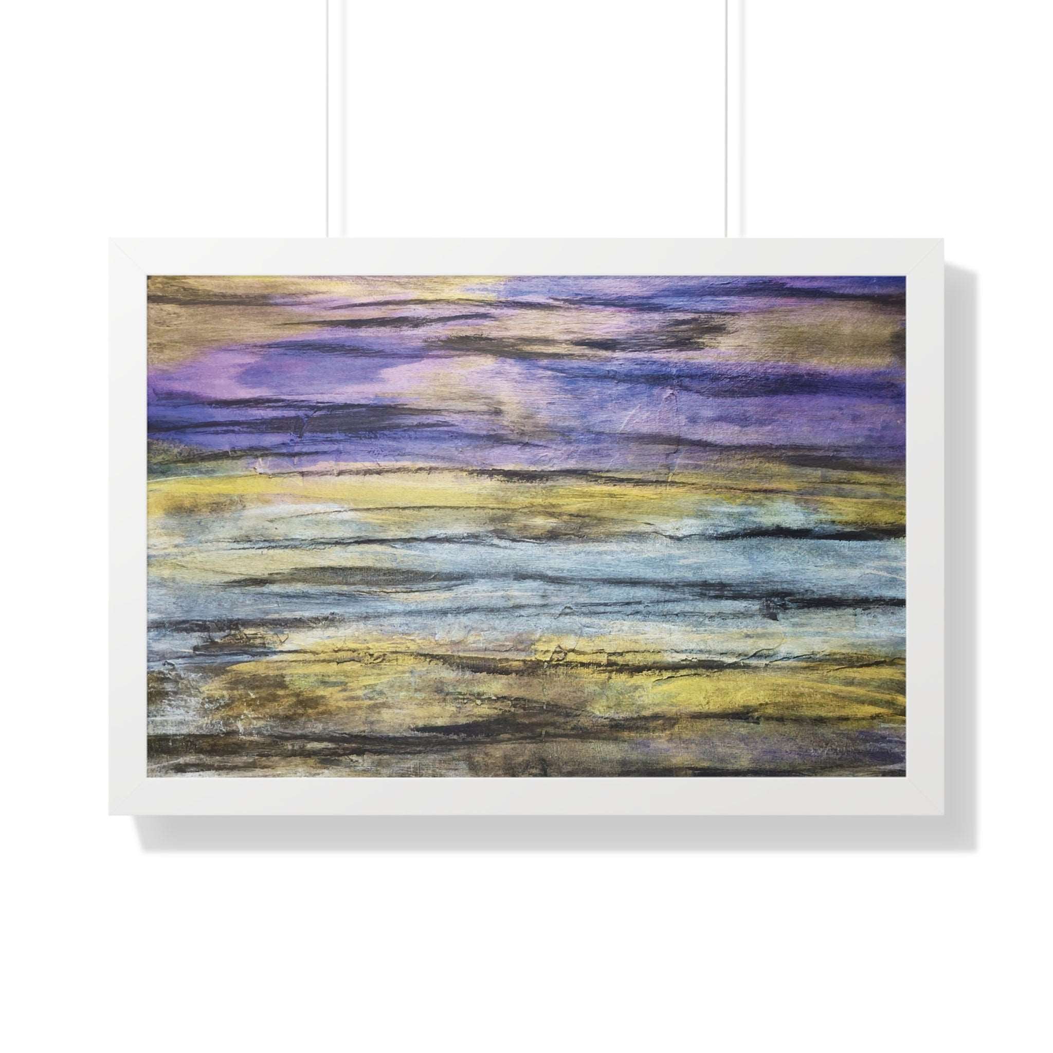 Twilight Woods Framed Art Print (Horizontal)