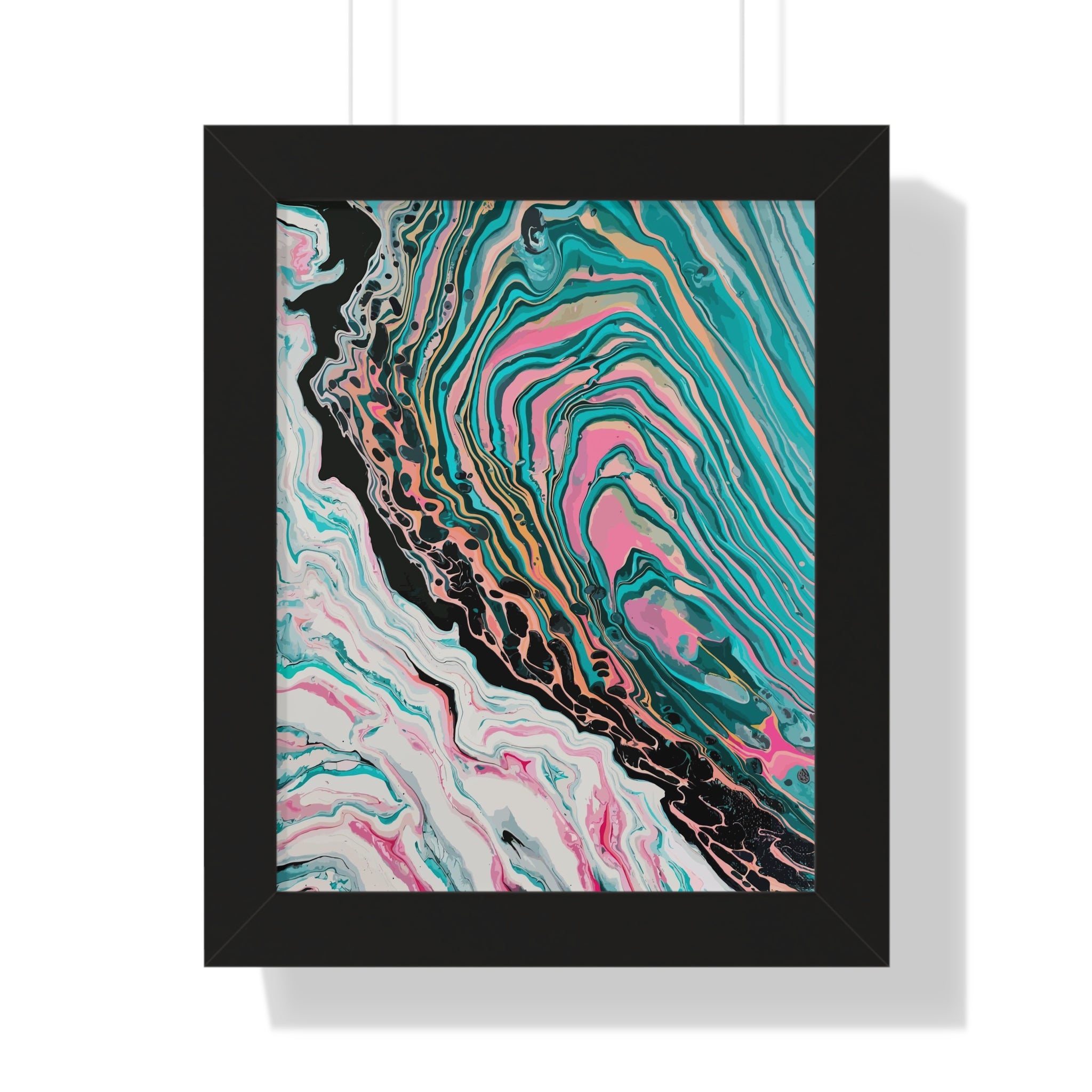 Two-Faced Framed Art Print (Vertical) - Brian P Artwork 