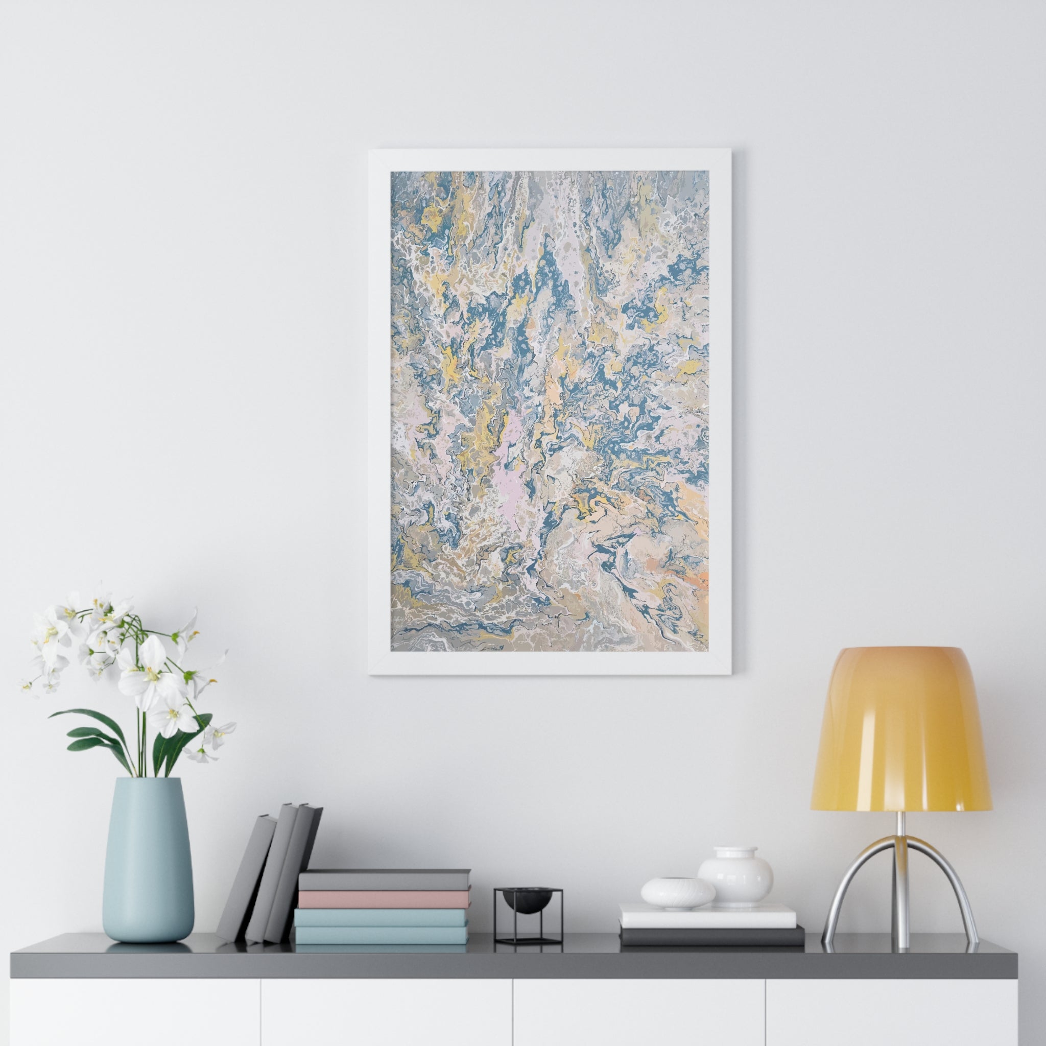 Weight of Choice Framed Art Print (Vertical) - Brian P Artwork 