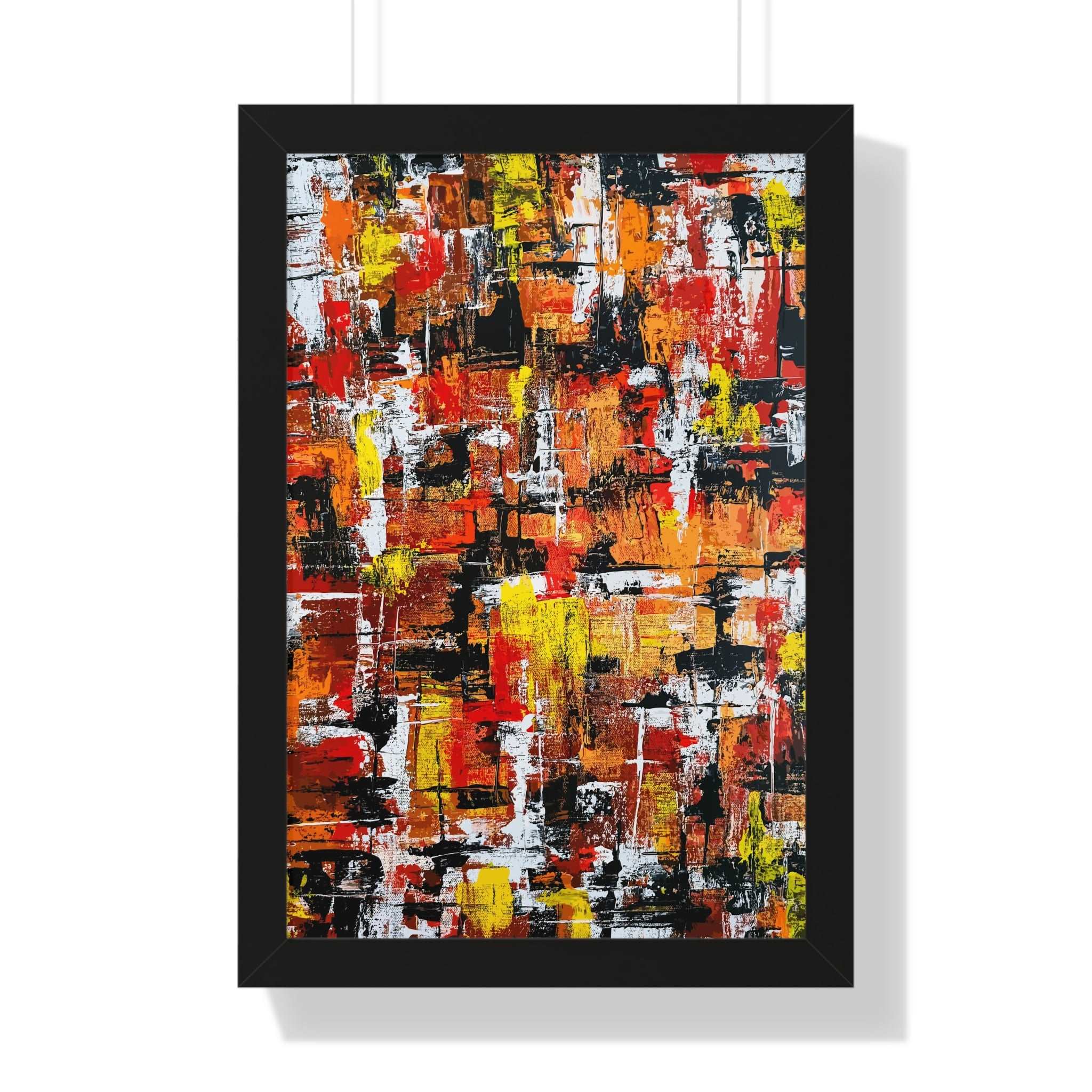 Aligning with Chaos Framed Art Print (Vertical)