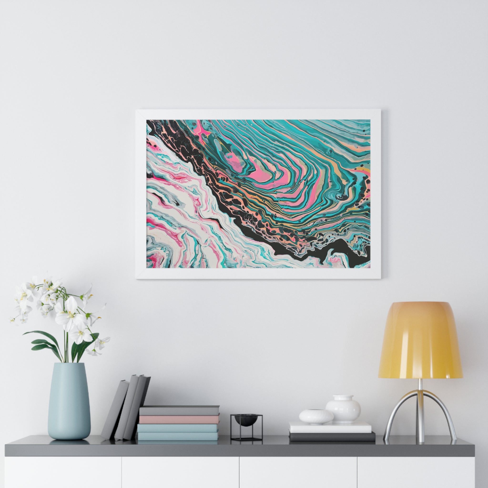 Two-Faced Framed Art Print (Horizontal) - Brian P Artwork 