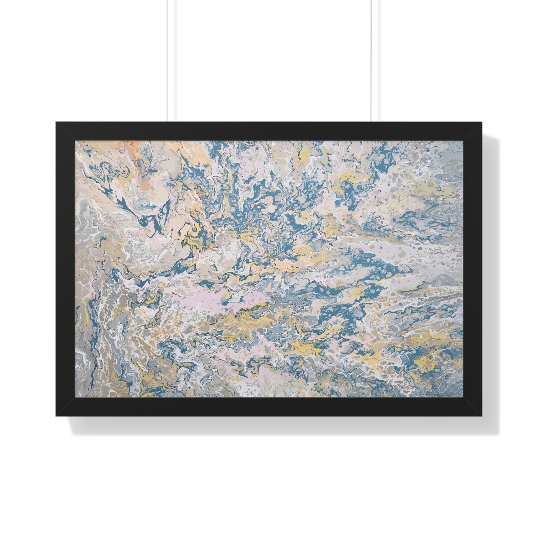 Weight of Choice Framed Art Print (Horizontal) - Brian P Artwork 