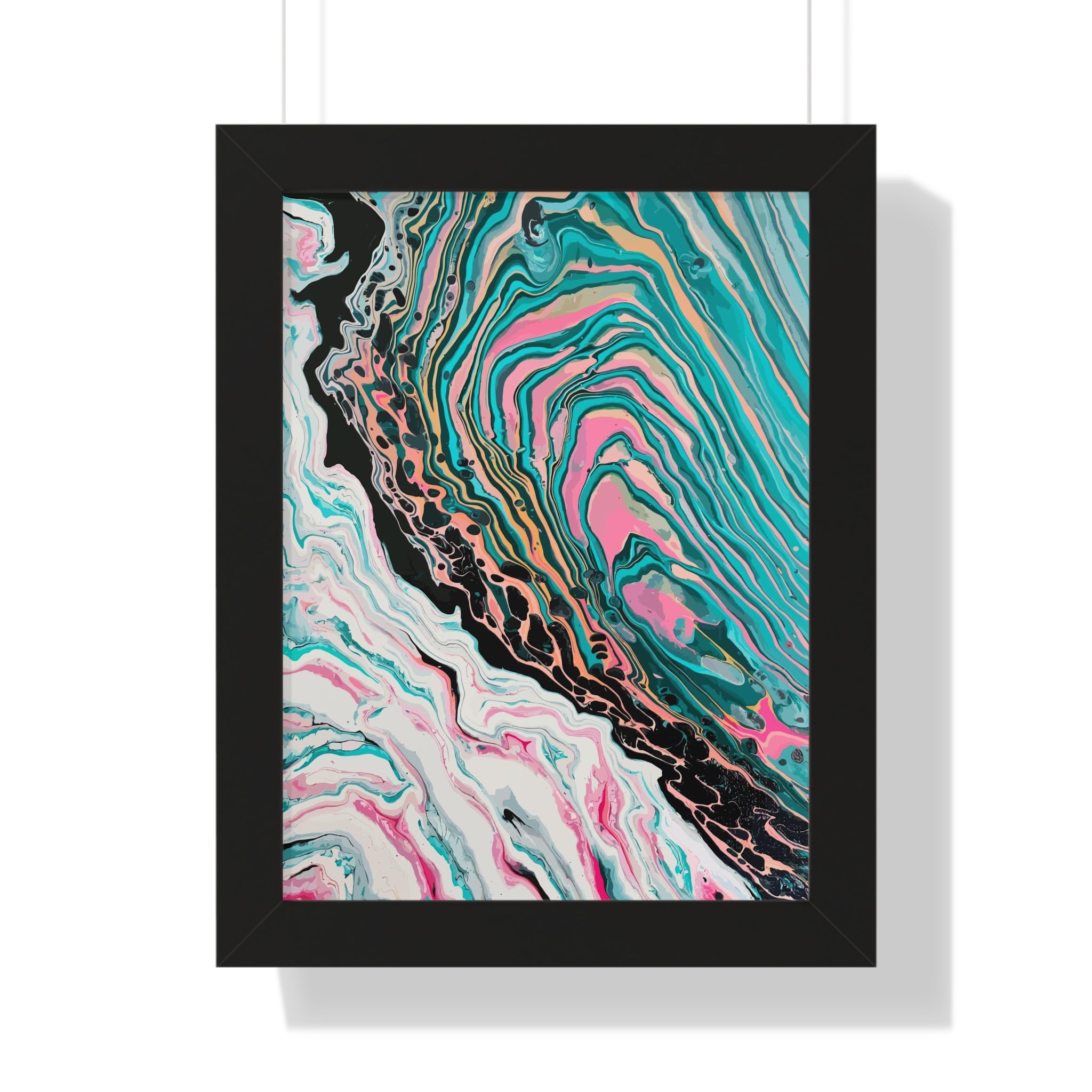 Two-Faced Framed Art Print (Vertical) - Brian P Artwork 