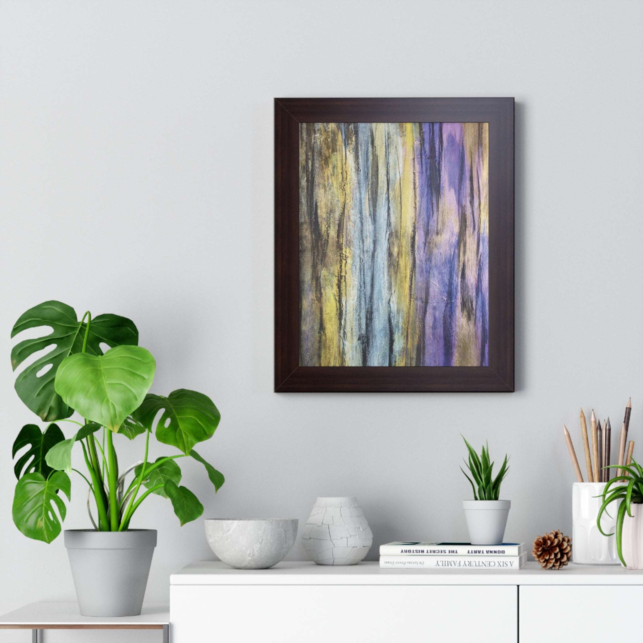 Twilight Woods Framed Art Print (Vertical) - Brian P Artwork 