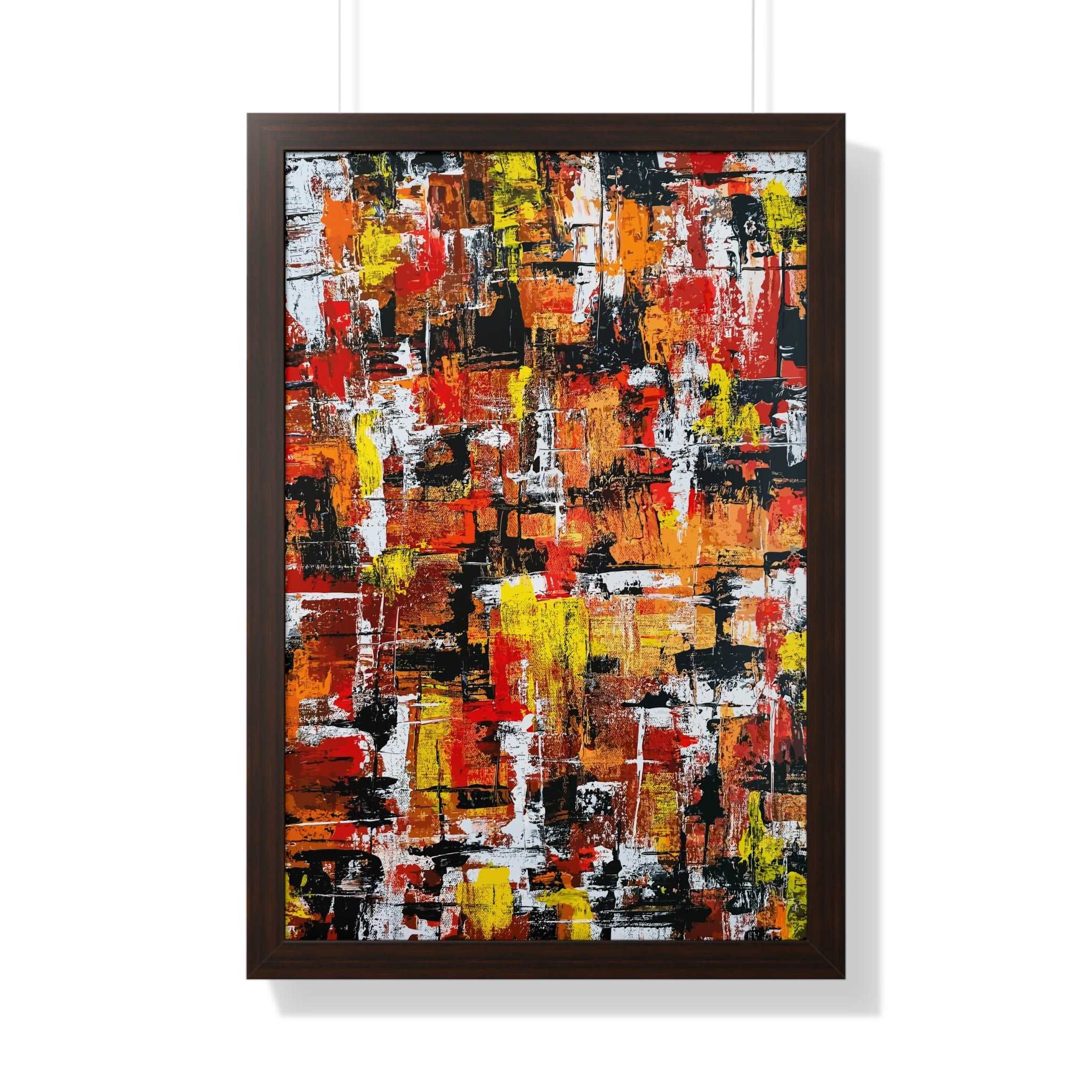 Aligning with Chaos Framed Art Print (Vertical)