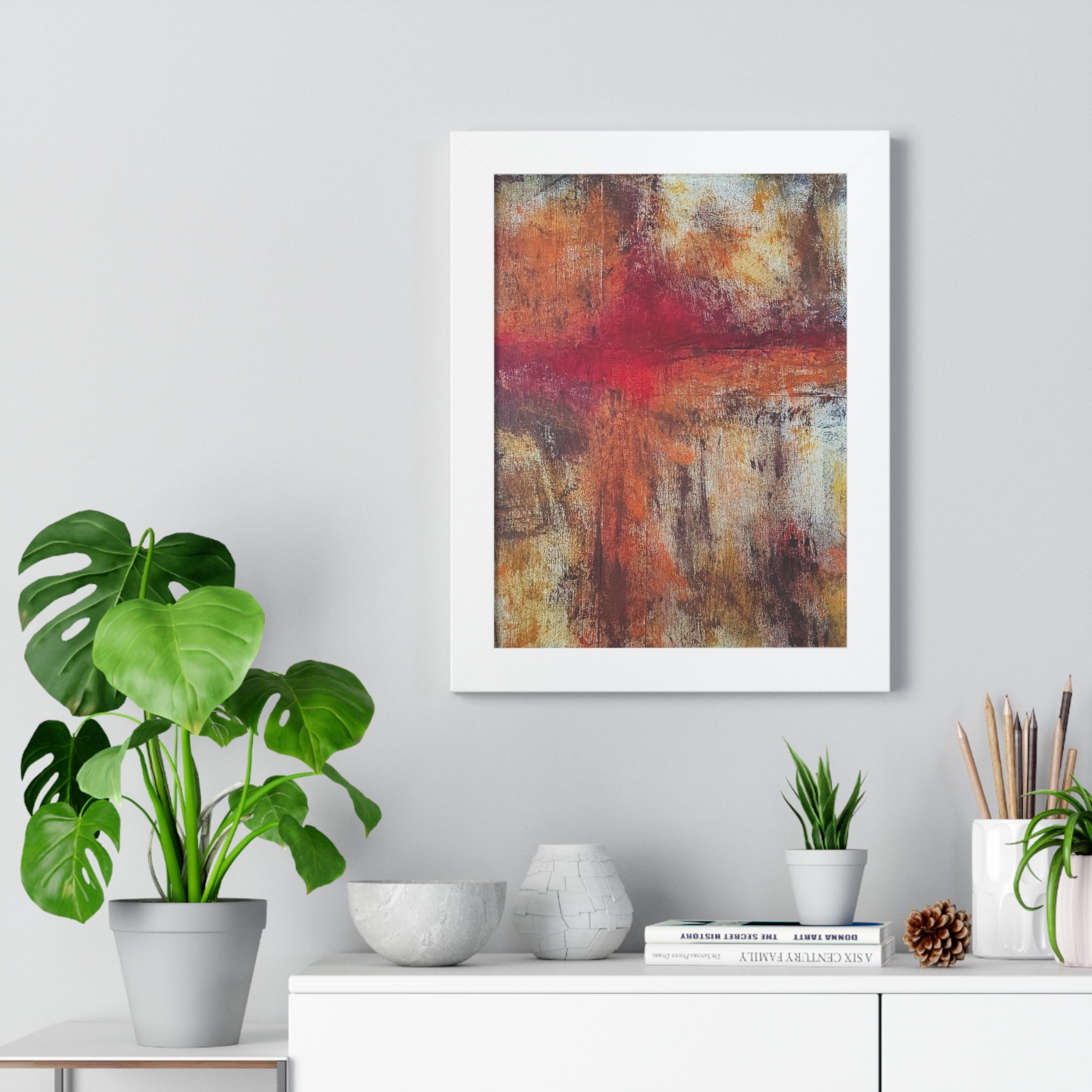 Unknown Territory Framed Art Print (Vertical) - Brian P Artwork 