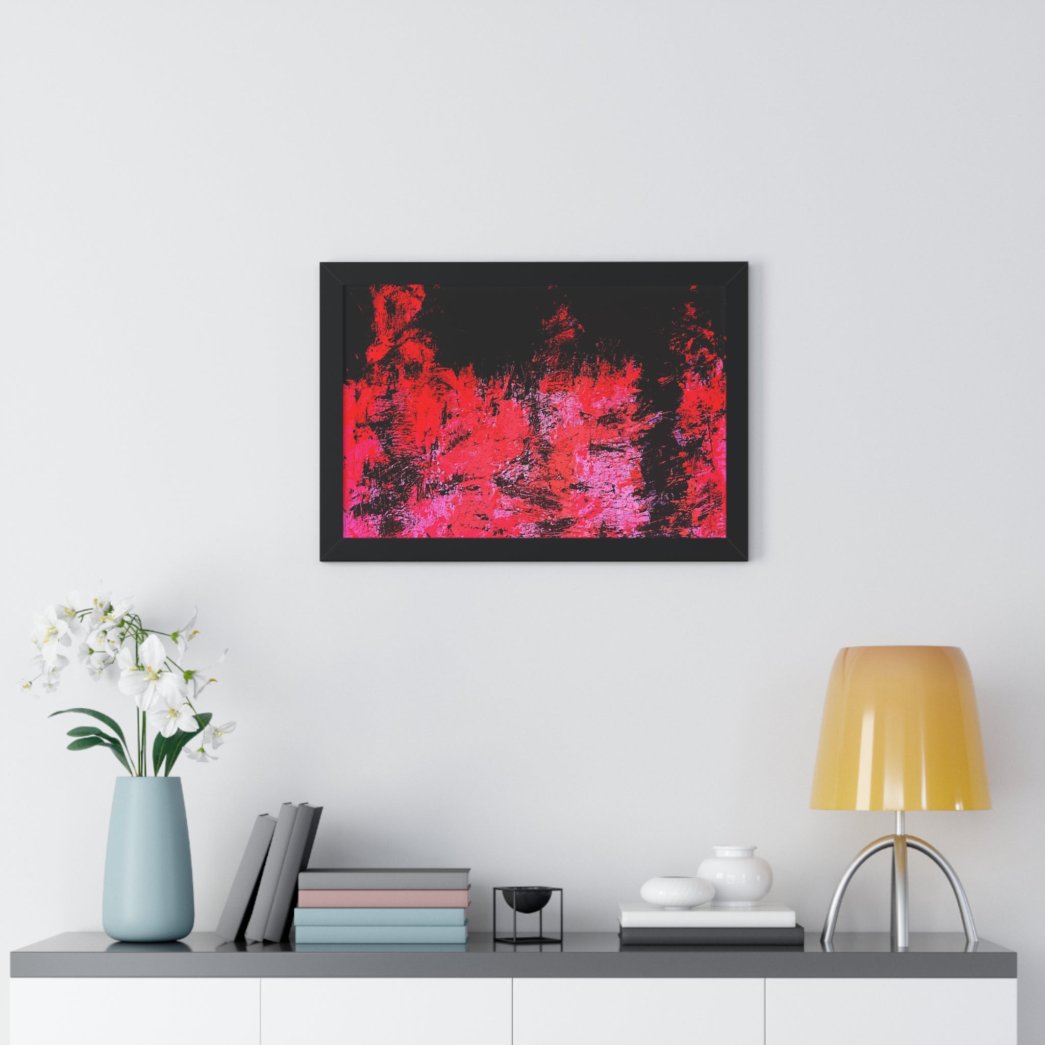 Negative Positive Framed Art Print (Horizontal) - Brian P Artwork 