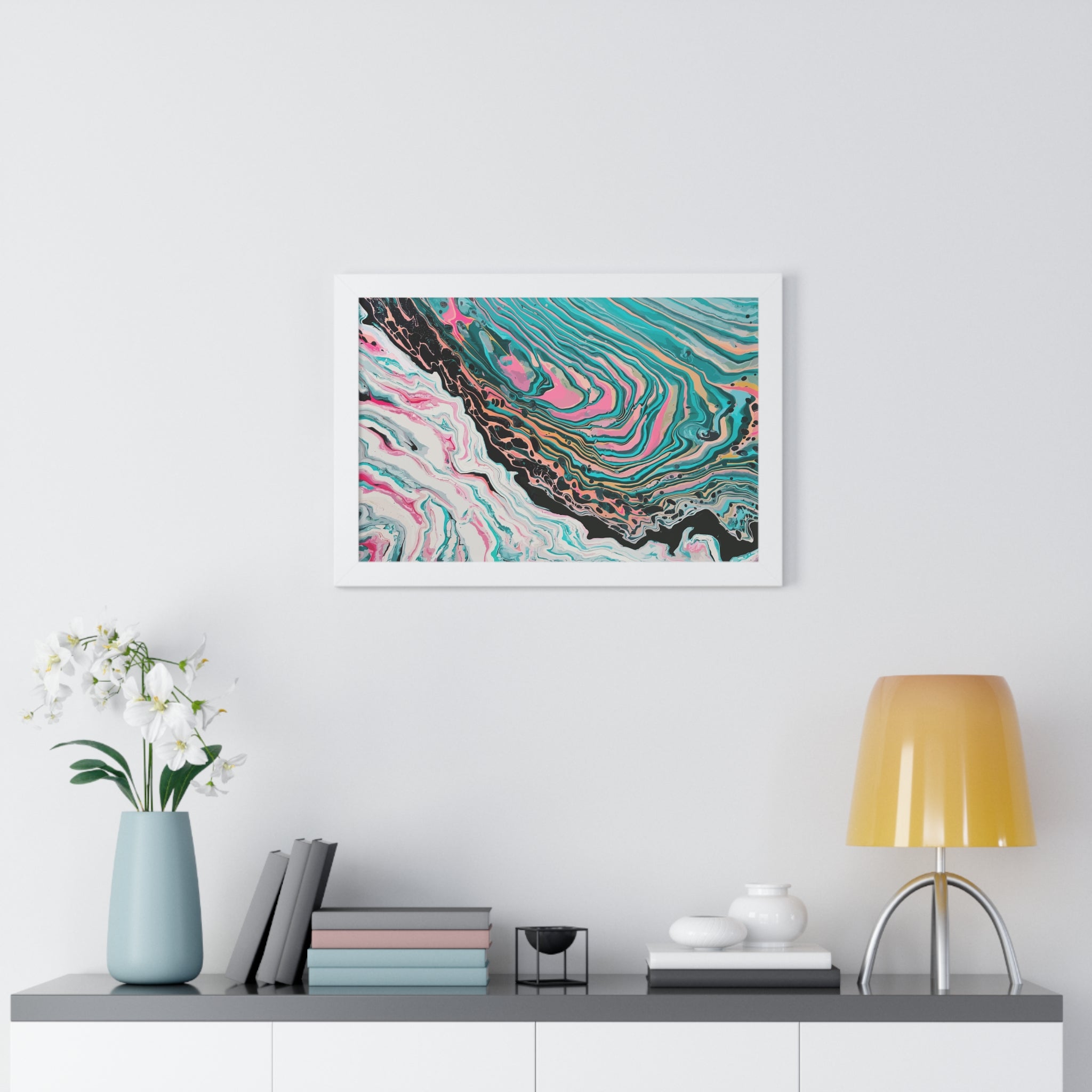 Two-Faced Framed Art Print (Horizontal) - Brian P Artwork 