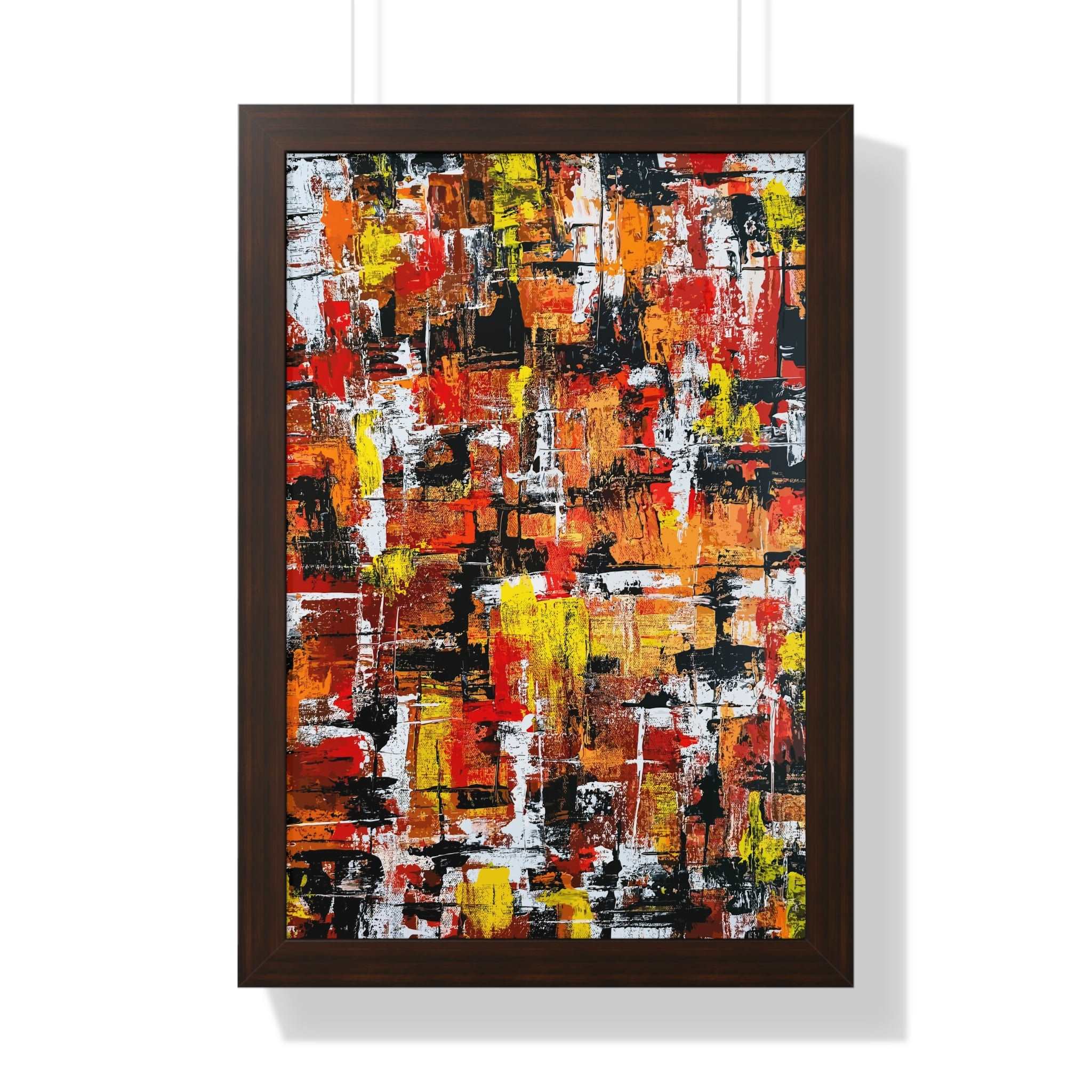 Aligning with Chaos Framed Art Print (Vertical)