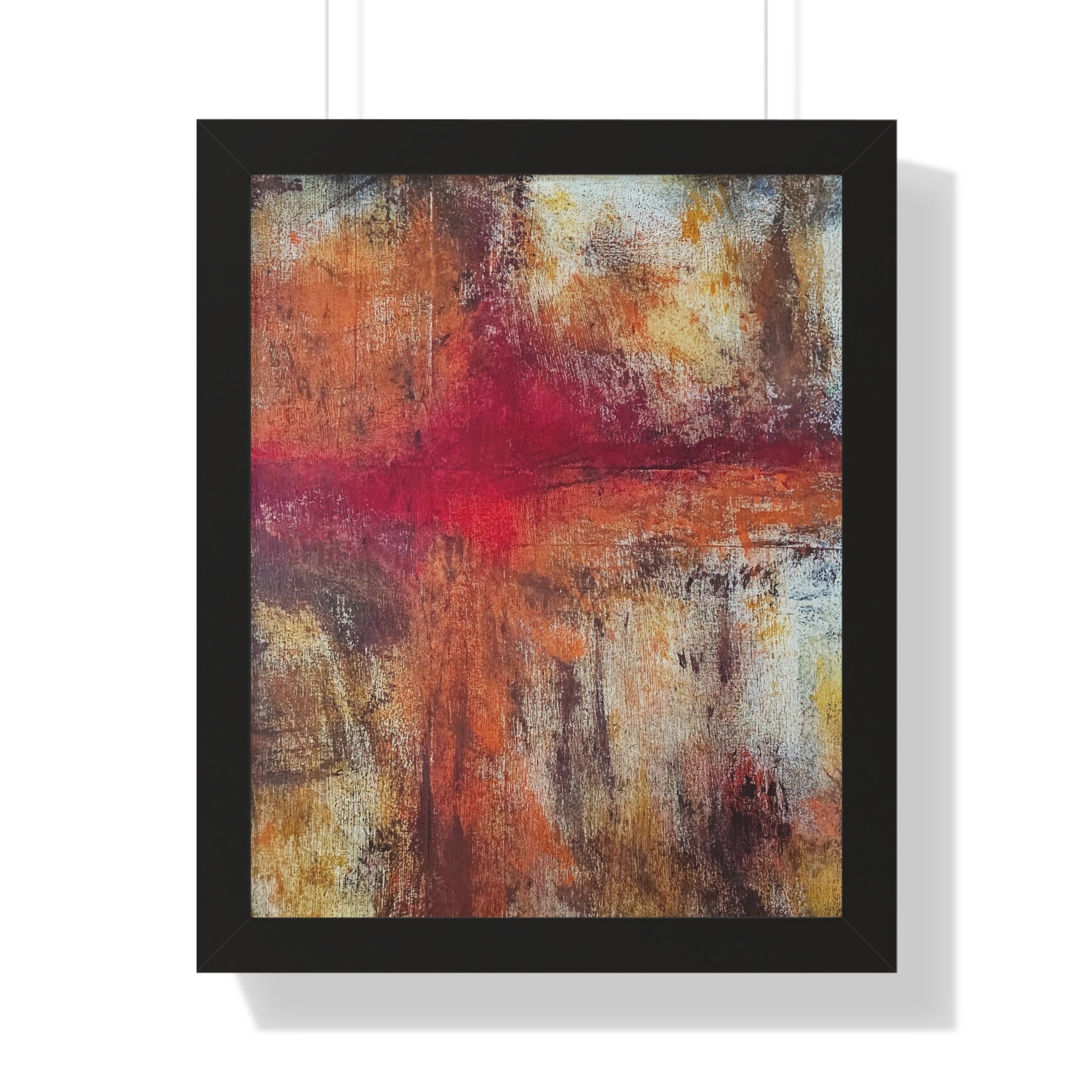 Unknown Territory Framed Art Print (Vertical) - Brian P Artwork 