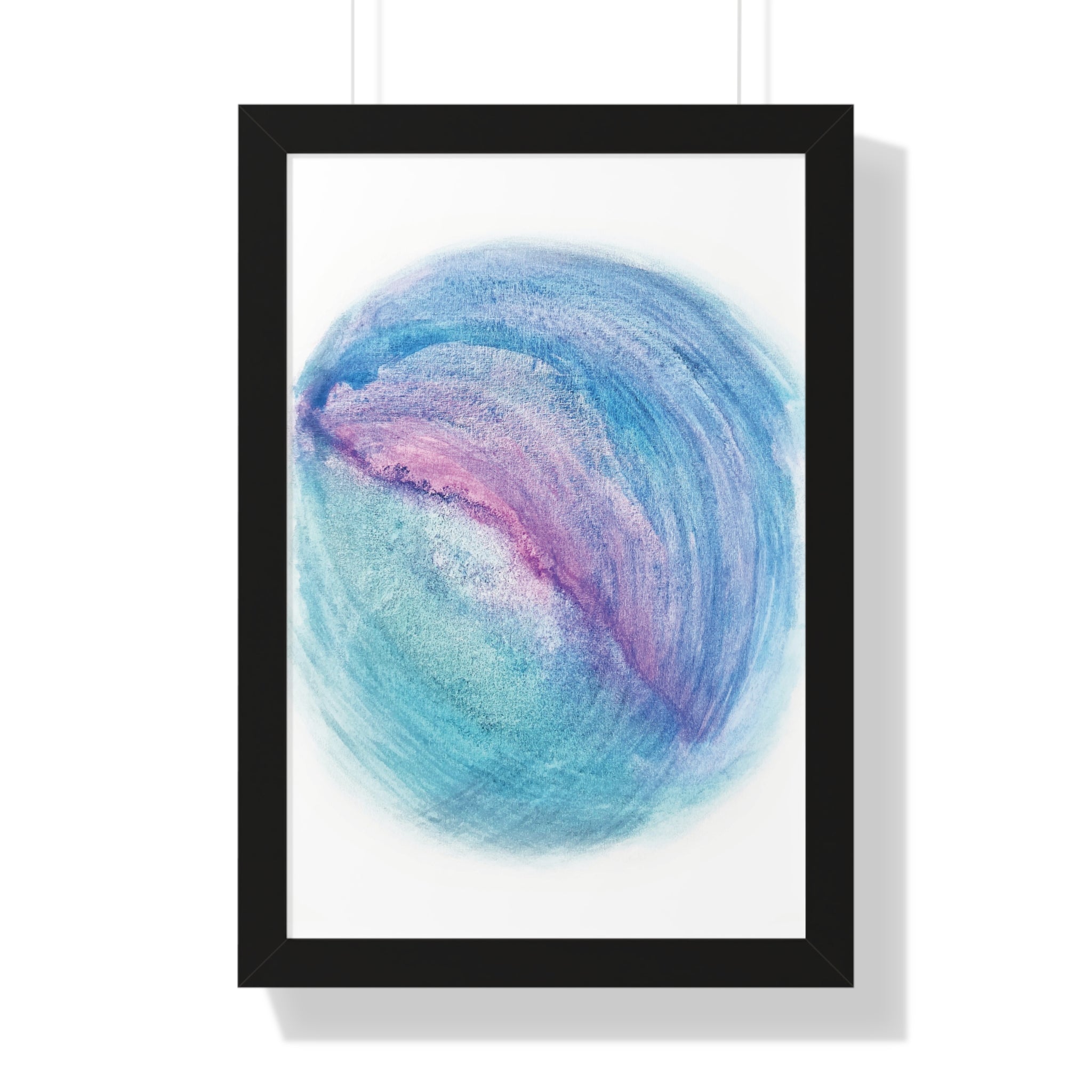 Tides of Infinity Framed Art Print (Vertical) - Brian P Artwork 