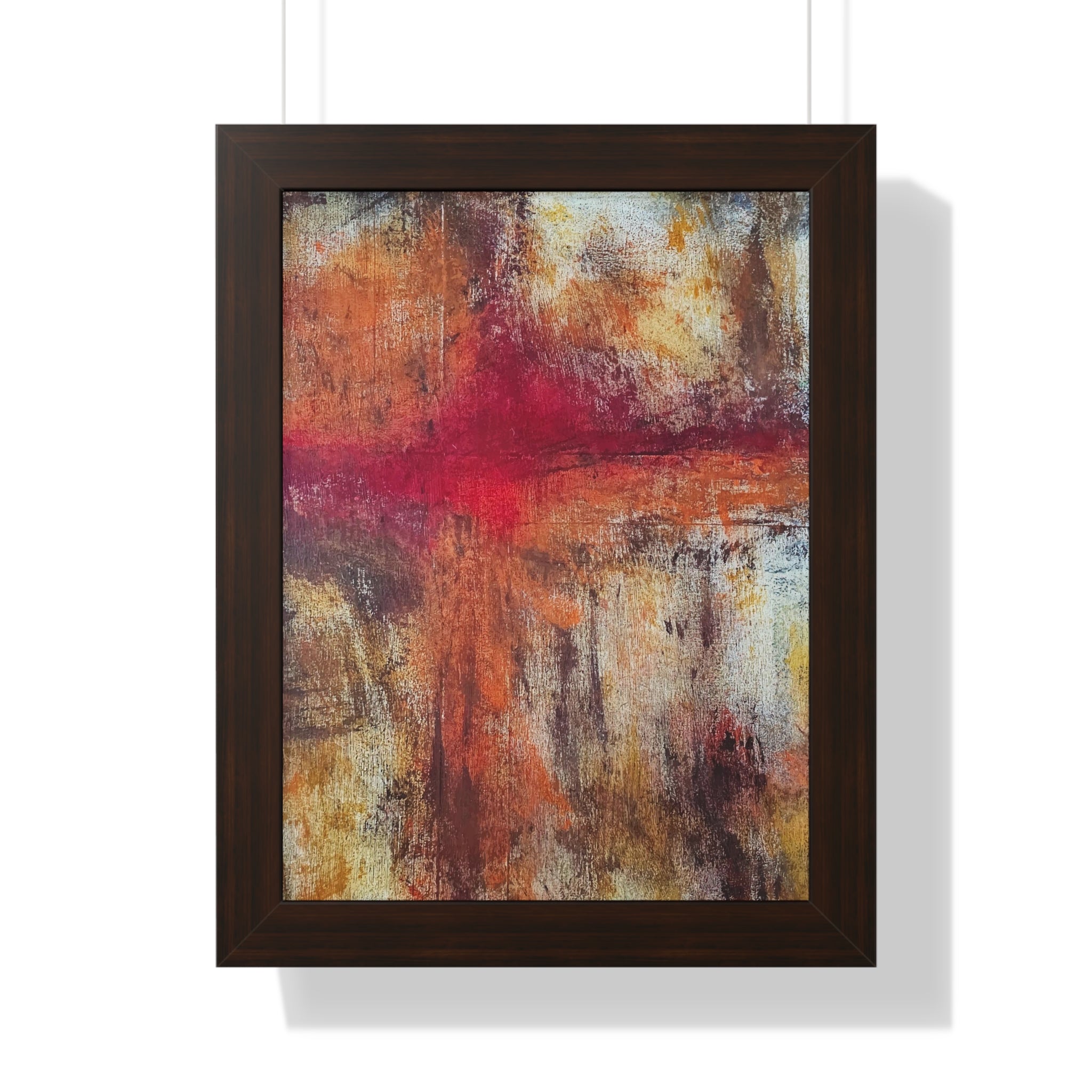 Unknown Territory Framed Art Print (Vertical) - Brian P Artwork 