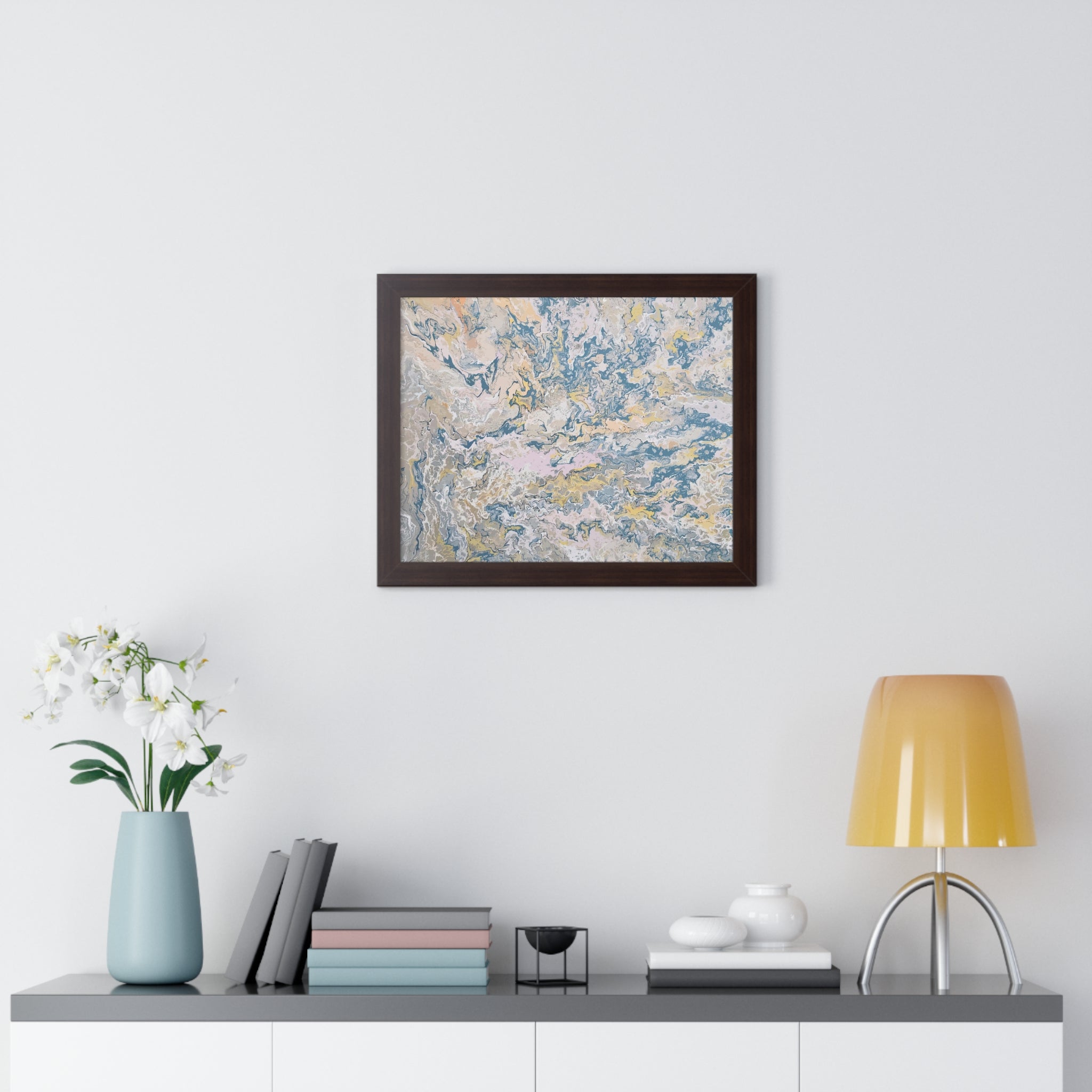 Weight of Choice Framed Art Print (Horizontal) - Brian P Artwork 