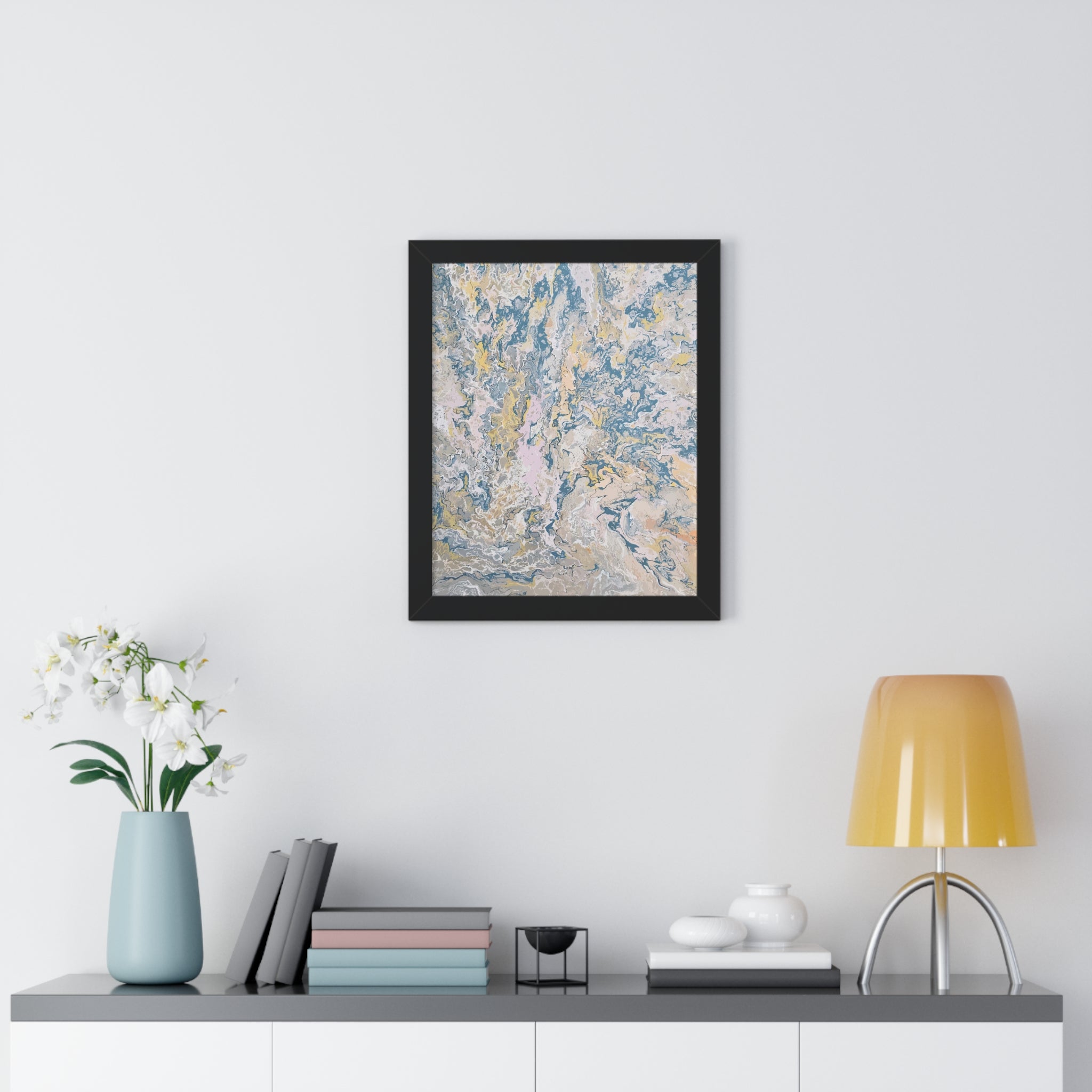 Weight of Choice Framed Art Print (Vertical) - Brian P Artwork 