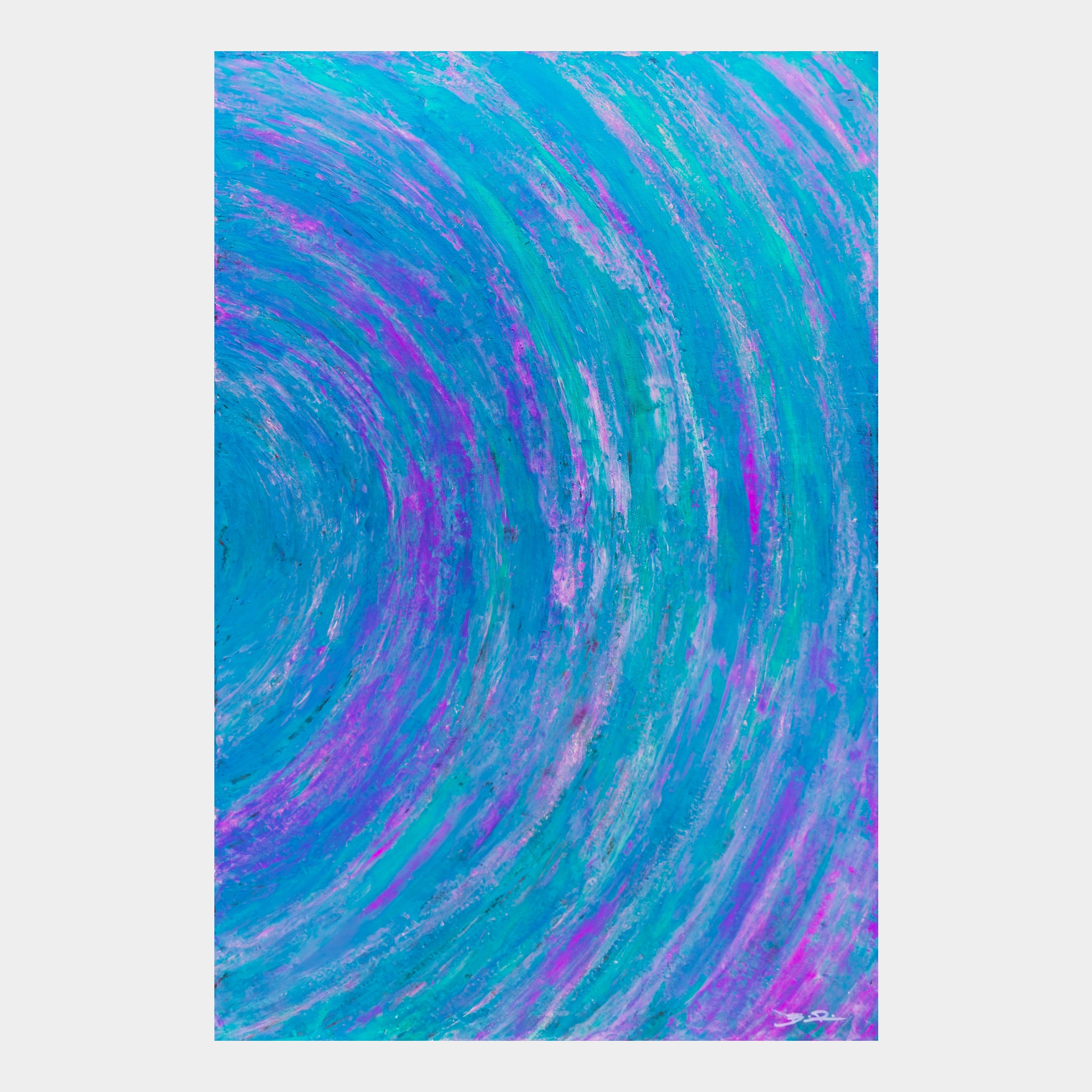 "Spiraling Serenity" - Original Handmade Canvas Painting