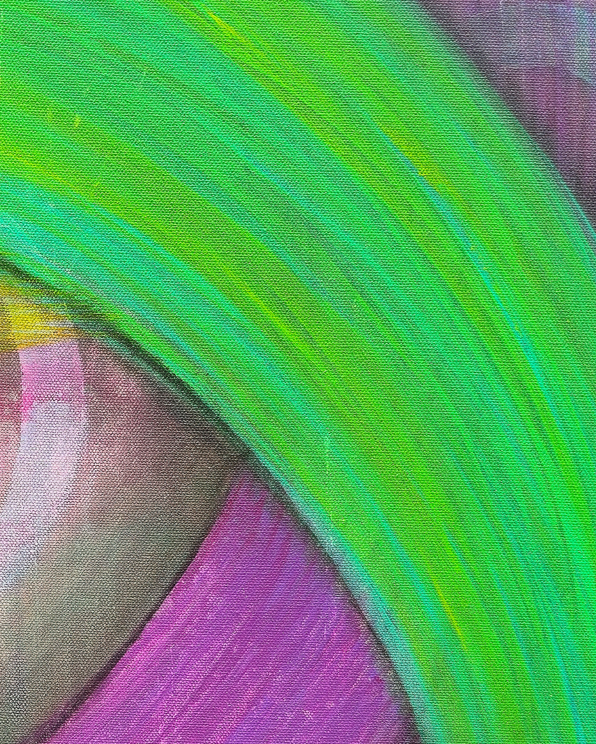 Abstract acrylic painting -  Steady the Spiral – Original Acrylic Canvas Painting, 24" × 36" Diptych