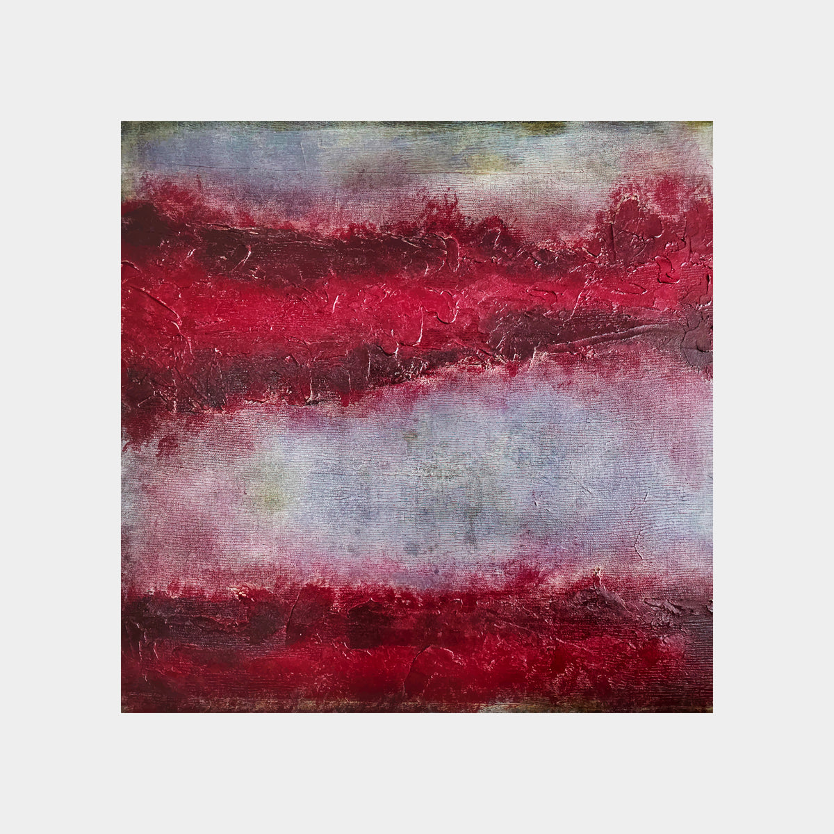 Abstract acrylic painting -  Torn Asunder – Original Acrylic Canvas Painting | Urban Abstract Art