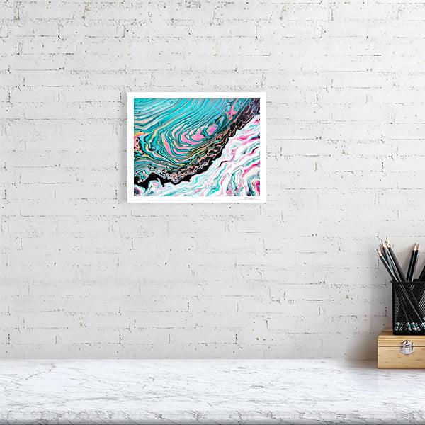 Two Faced | Abstract Horizontal Art Print | Premium Wall Art for Living Room & Office - Brian P Artwork 