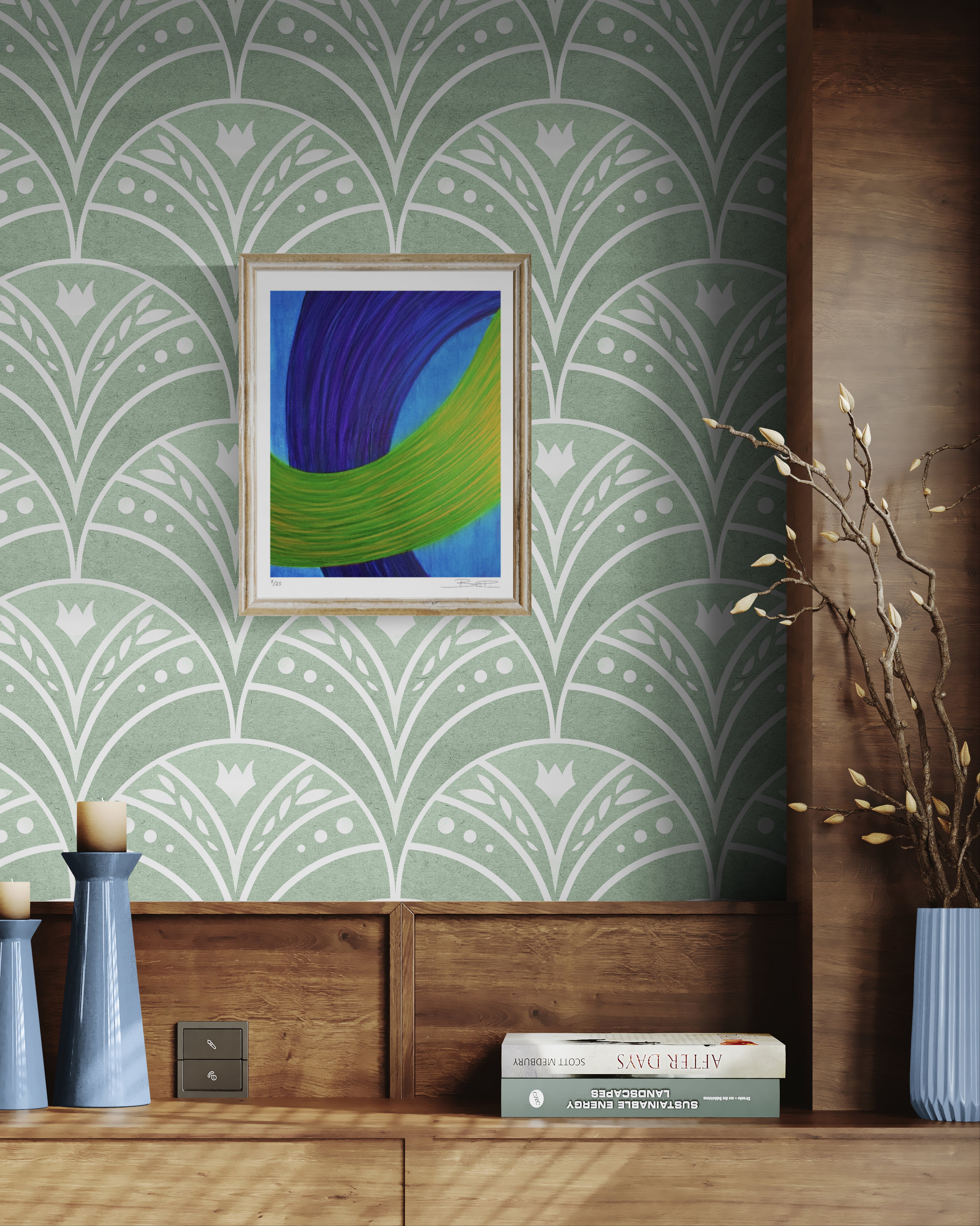 Duet of Ribbons – Limited Edition Giclée Print | 3 Sizes