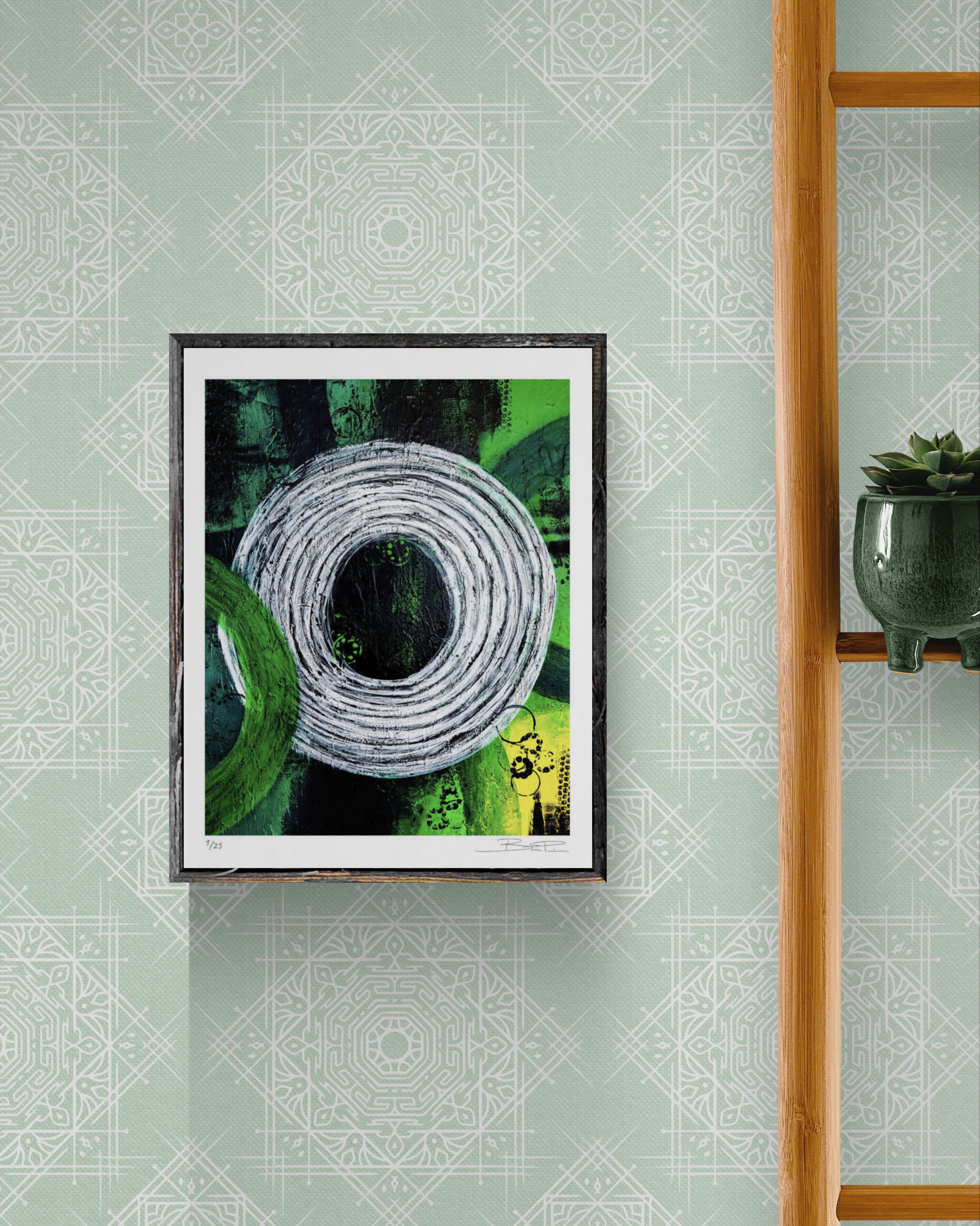 Rings of Distant Echoes – Limited Edition Giclée Print | 3 Sizes