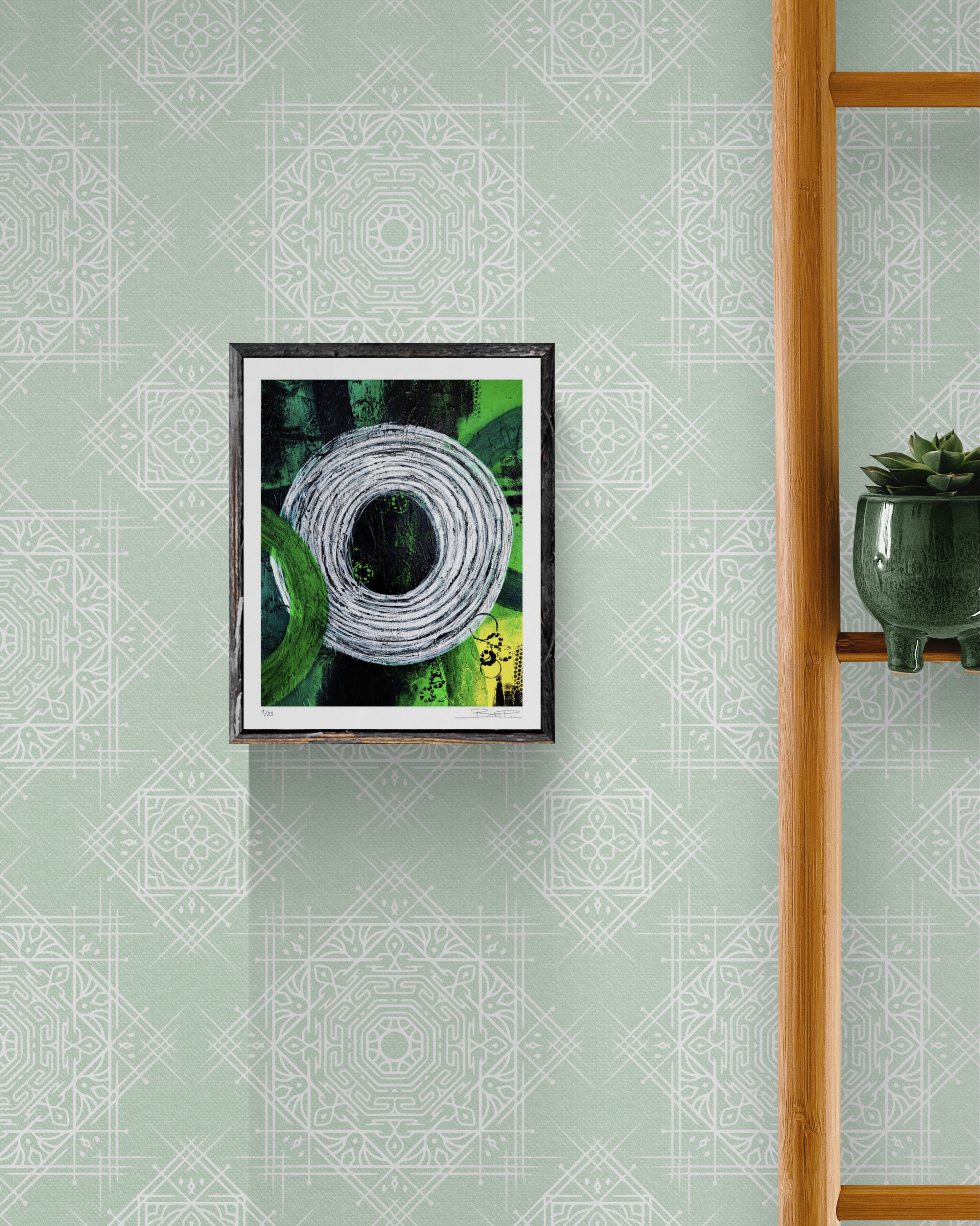 Rings of Distant Echoes – Limited Edition Giclée Print | 3 Sizes
