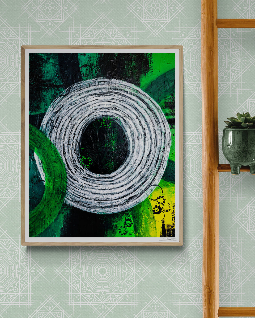 Rings of Distant Echoes – Limited Edition Giclée Print | 3 Sizes